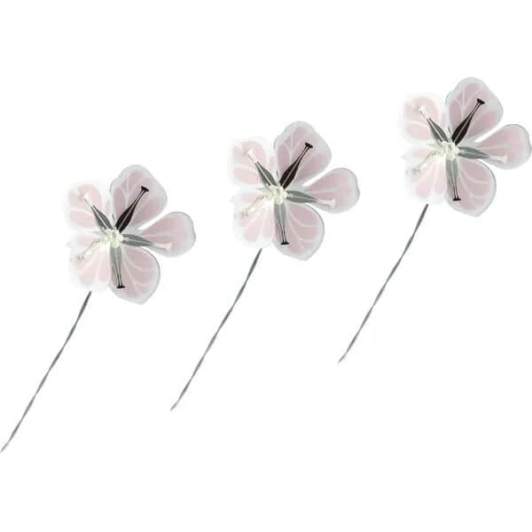 Jette Frölich Design Påskepynt Påske Papirblomster - 3 stk. i Lilla/lyserød, 1