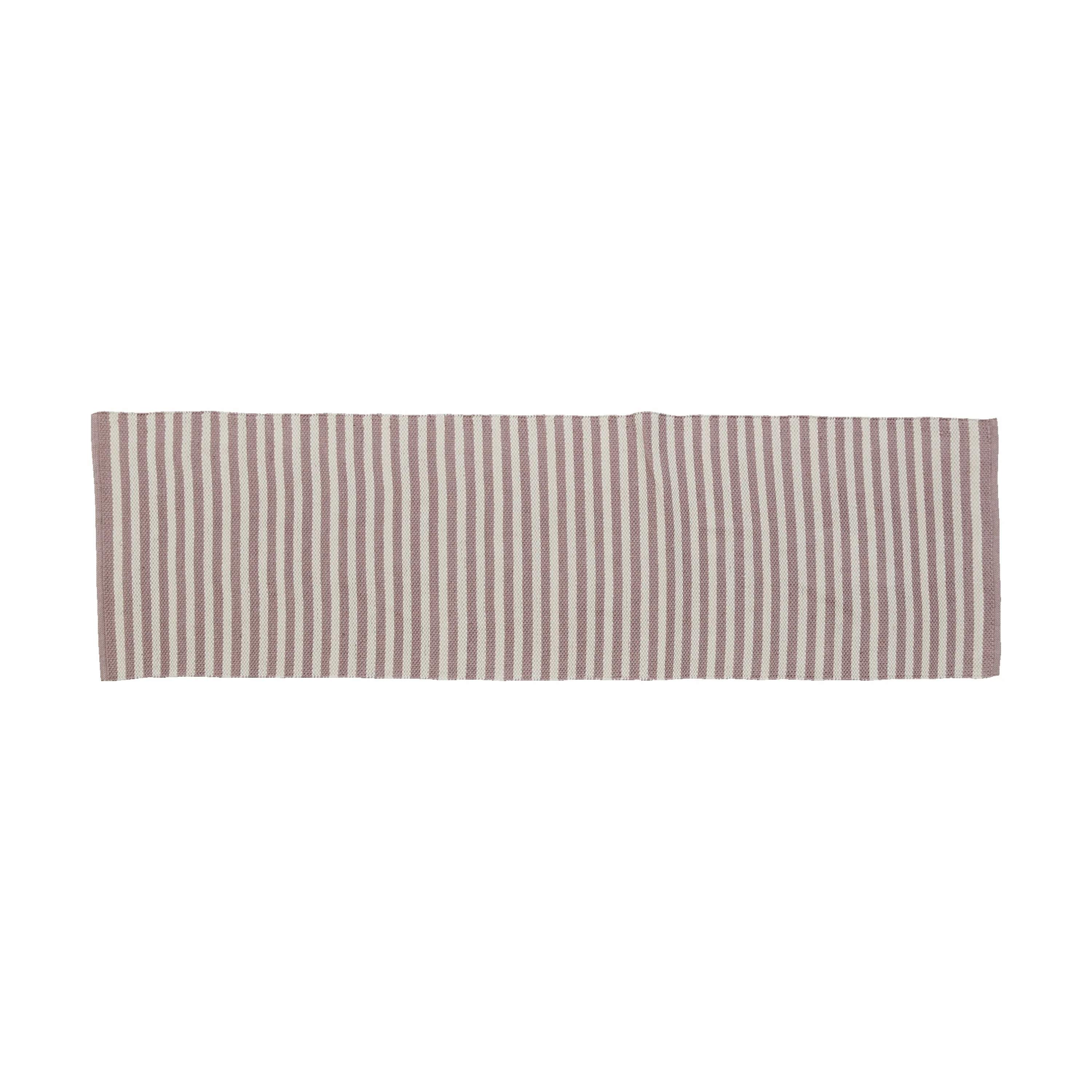Lene Bjerre Gulvtæpper Strivie Gulvæppe i Bark/hvid, B70 x L240 cm, 2
