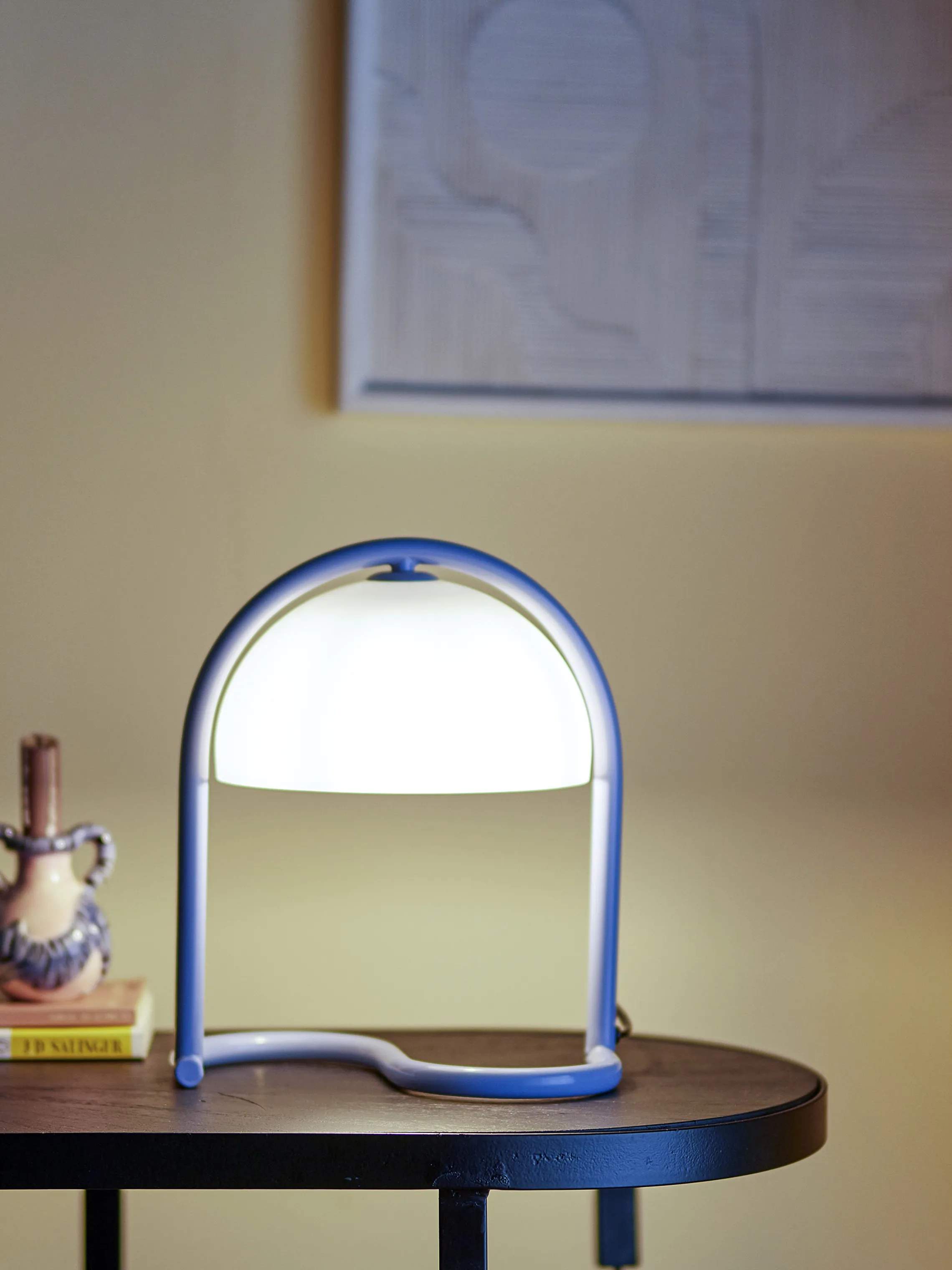 Bloomingville Bordlamper Favour Bordlampe i Blå, 3