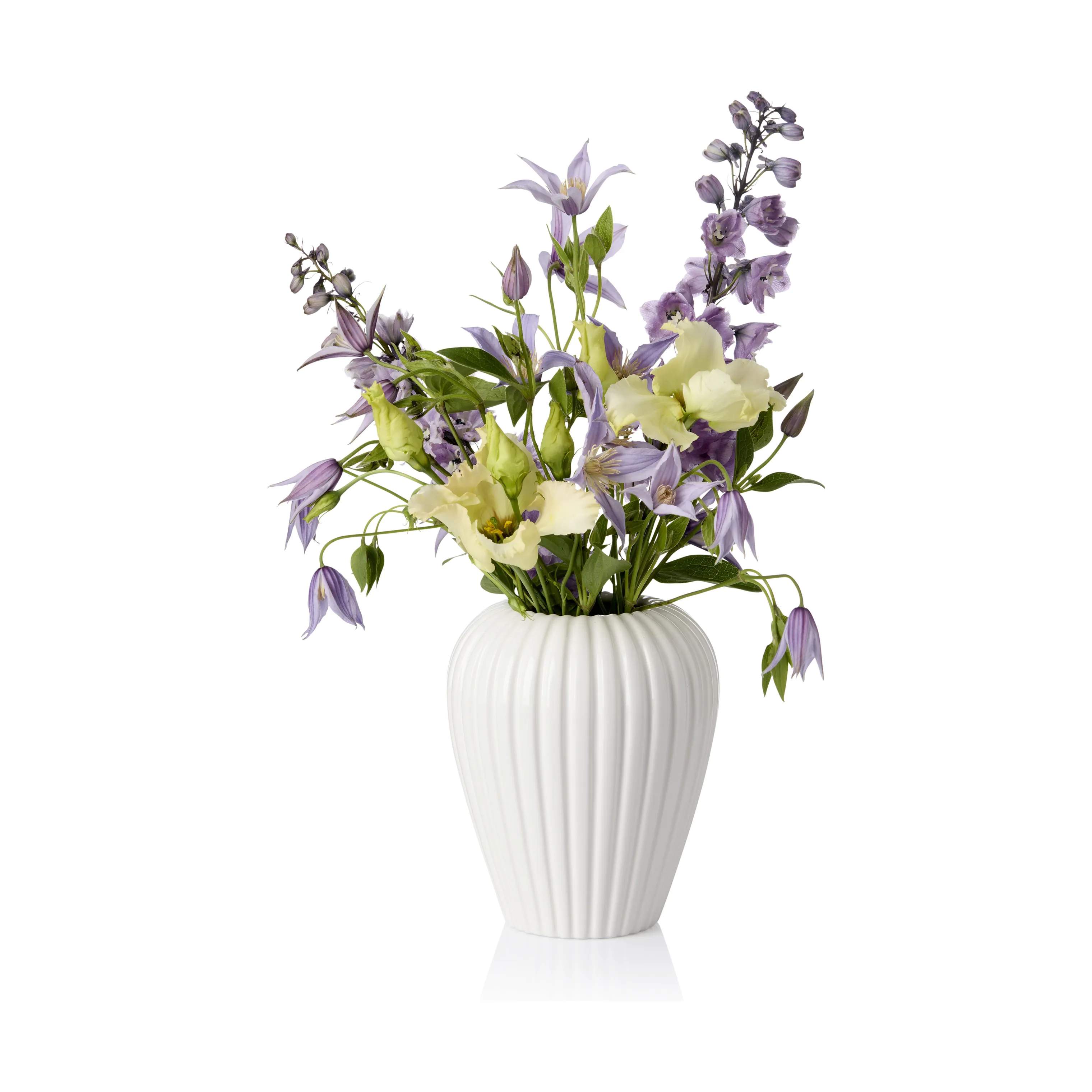 erik bagger a/s Vaser Eslau Lilje Vase i hvid, 15 cm, 4