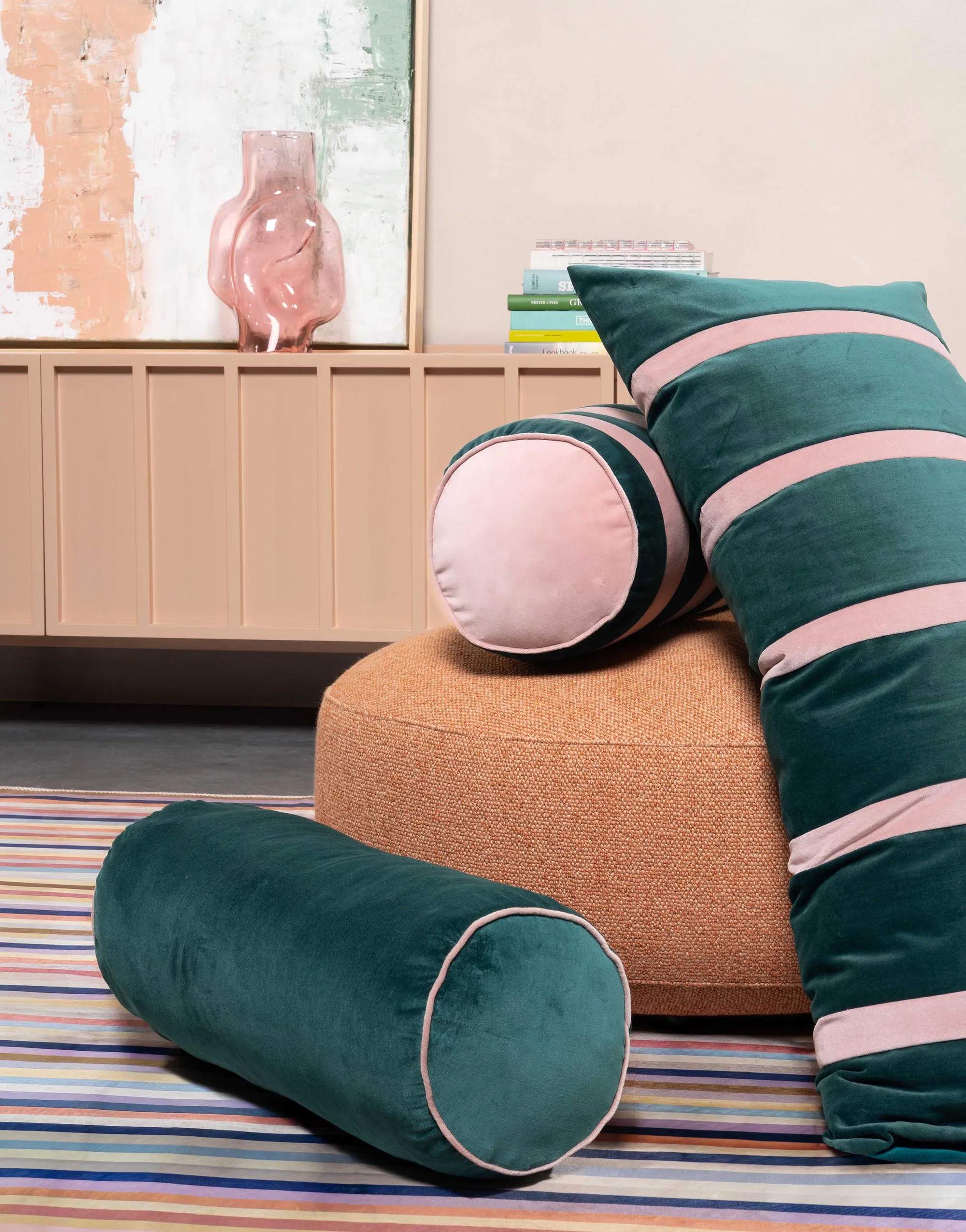 Essenza Pyntepuder Luise Pyntepude i Dark teal, 1