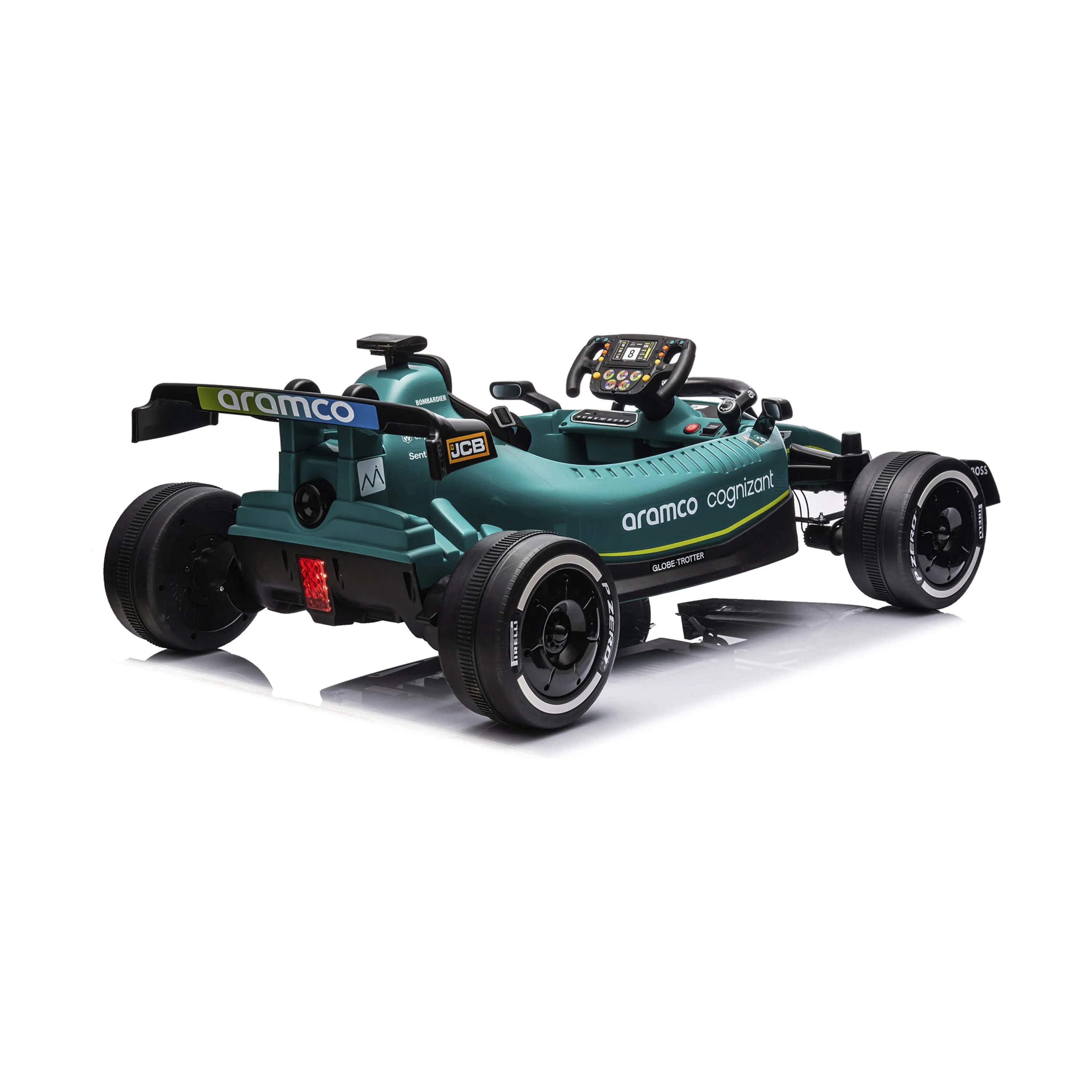 NORDIC PLAY Speed El-biler til børn Elektrisk Bil - Formel 1 Aston Martin i Mørkelilla, 3