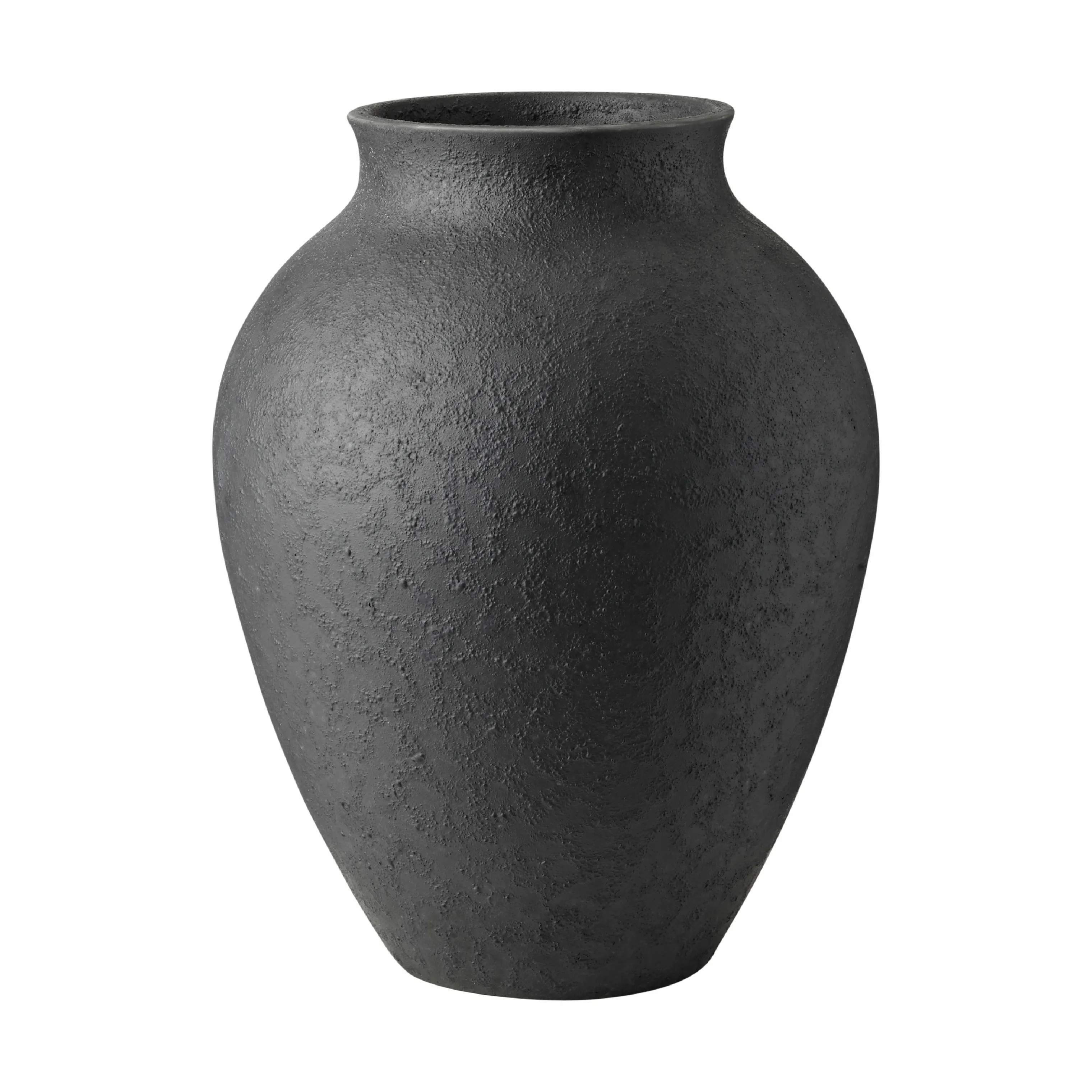 Vase, black, large