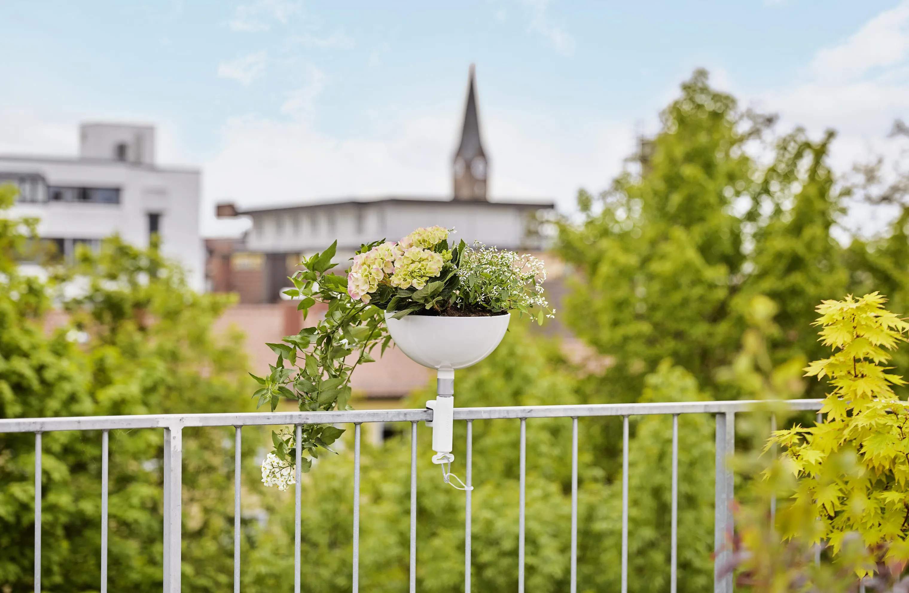 Gardena Øvrigt haveudstyr ClickUp Blomsterskål i Hvid, 2