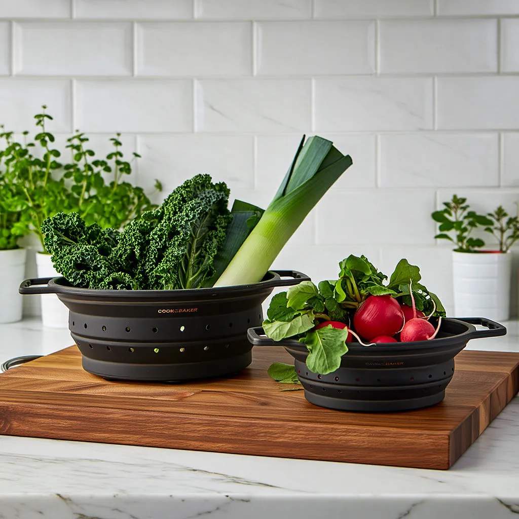 Cook & Baker Sier Foldbar Sisæt - 2 stk. i Grå, 5