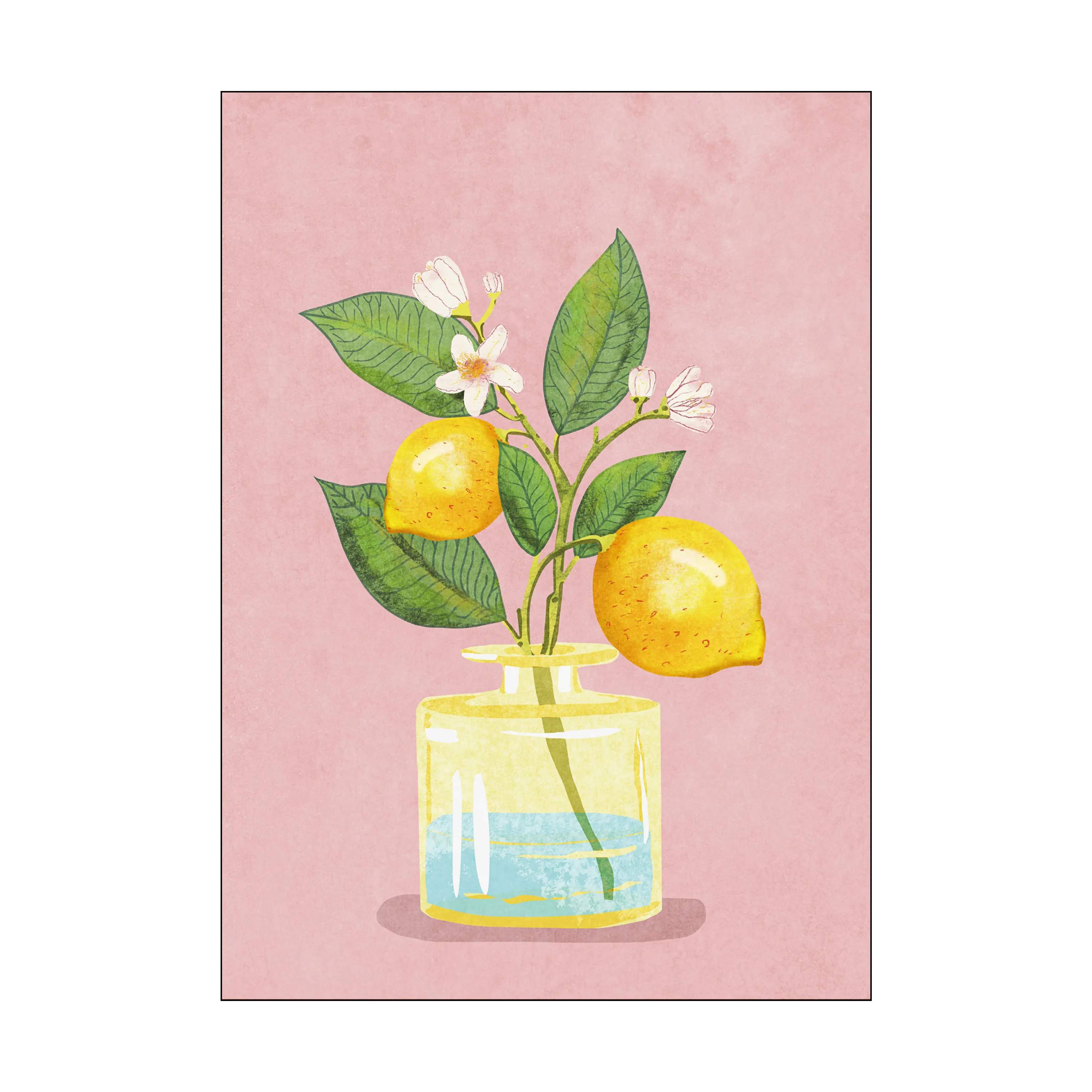 Rosana Laiz Blursbyai Plakat - Lemons, multifarvet, large