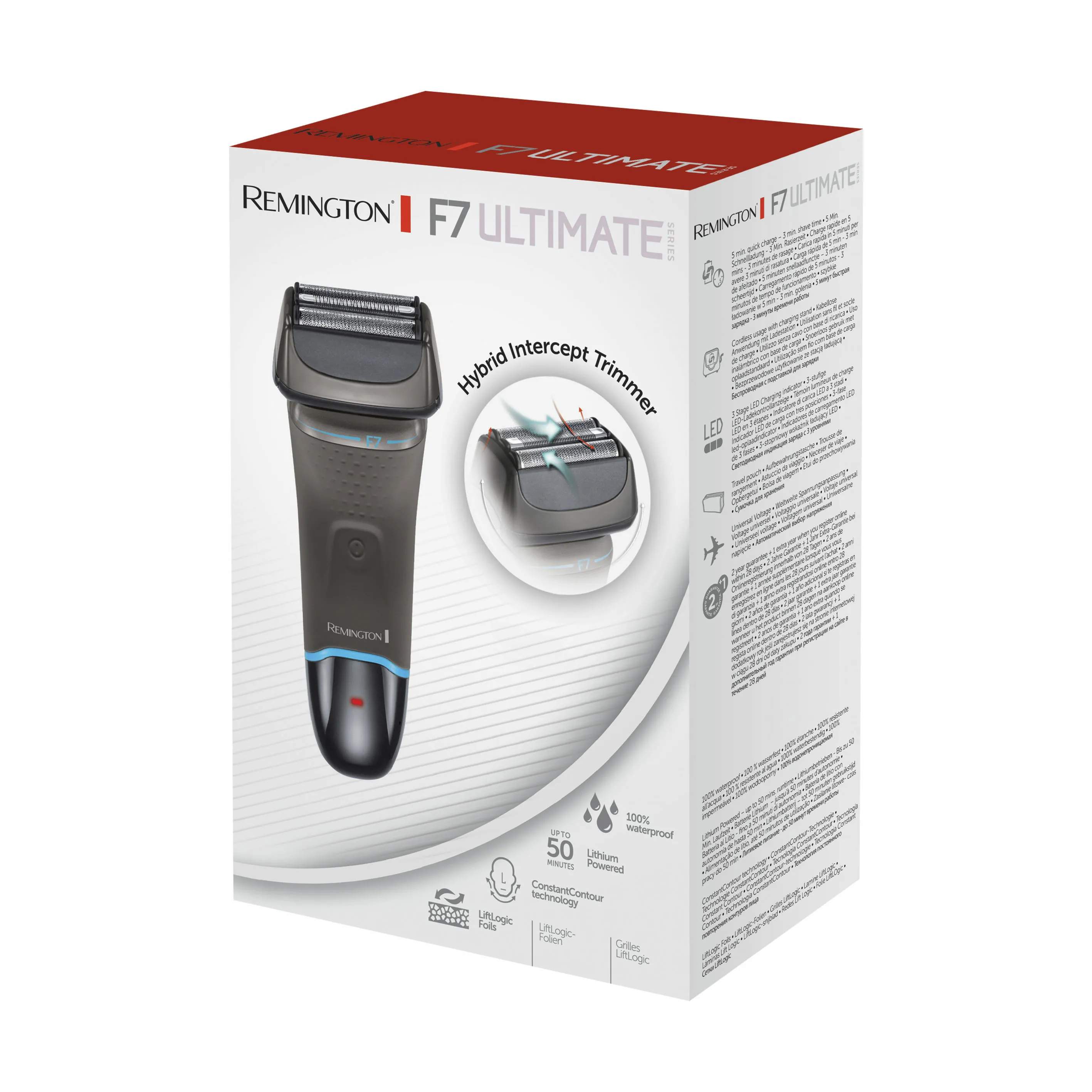 Remington Barbermaskiner Ultimate Series Folie Barbermaskine XF8505 i Sort, 4
