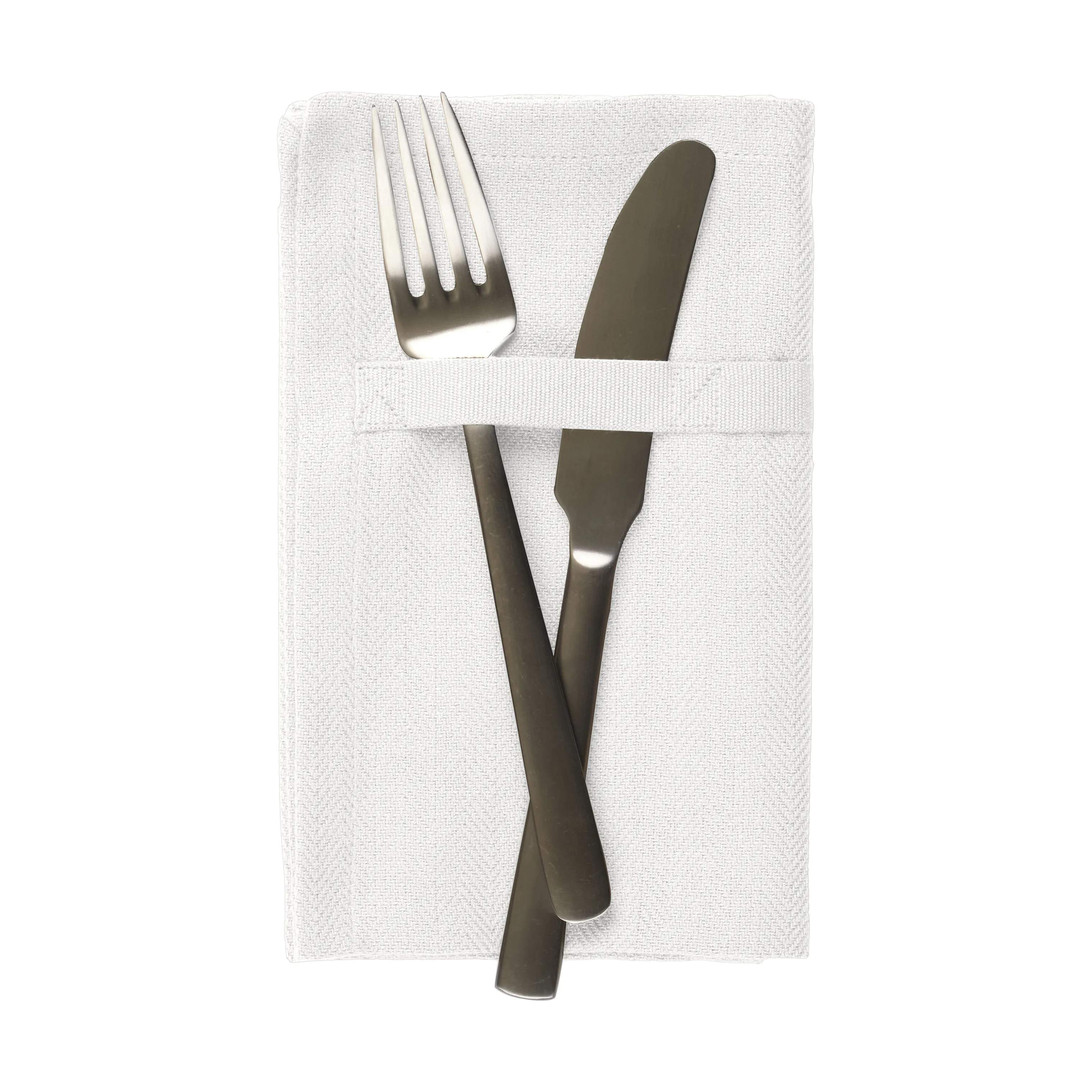 The Organic Company Stofservietter Stofserviet - 4 stk. i Hvid, 5