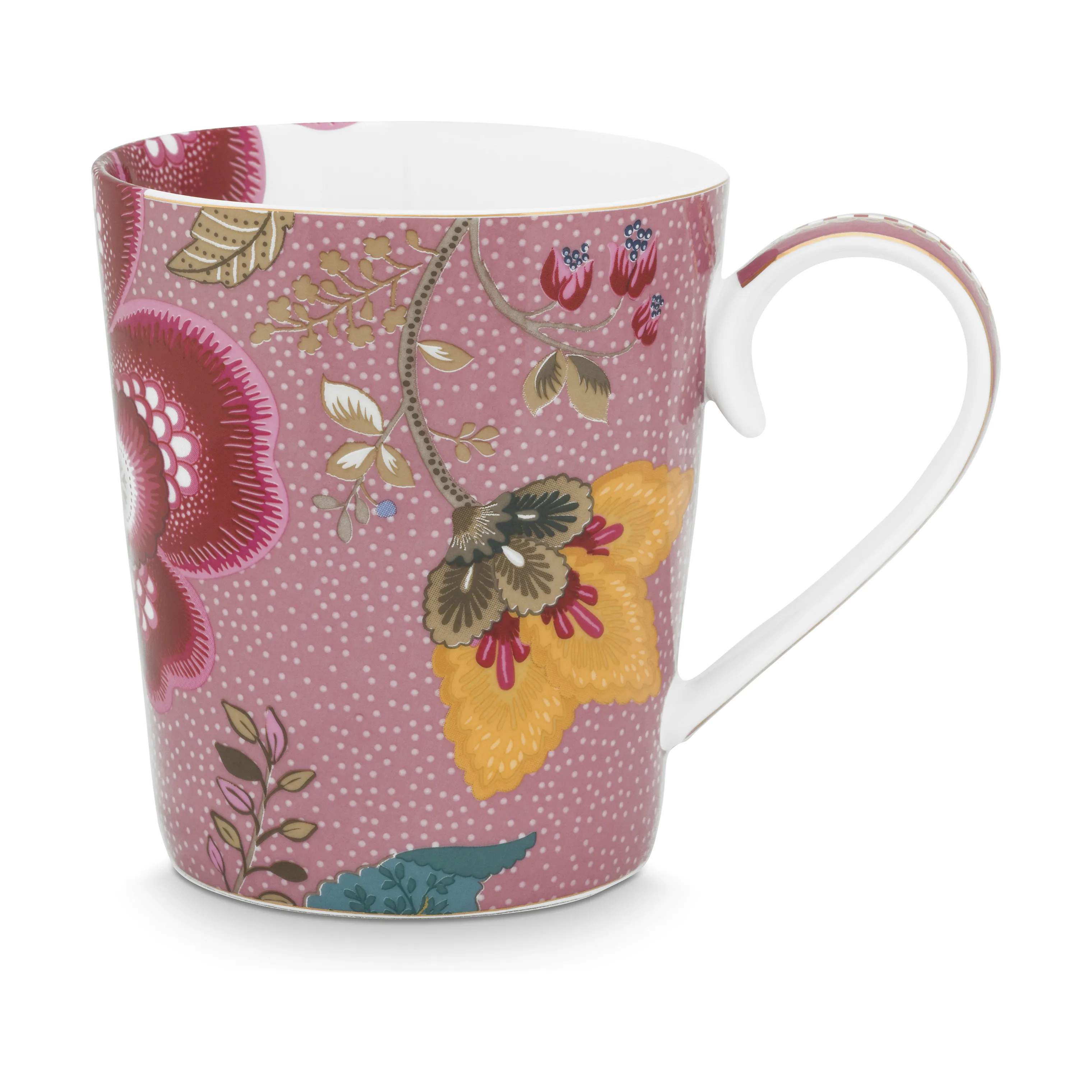 PIP Studio Krus og kopper med hank Early Bird Floral Fantasy Alfabet Krus - Y i Y, 3