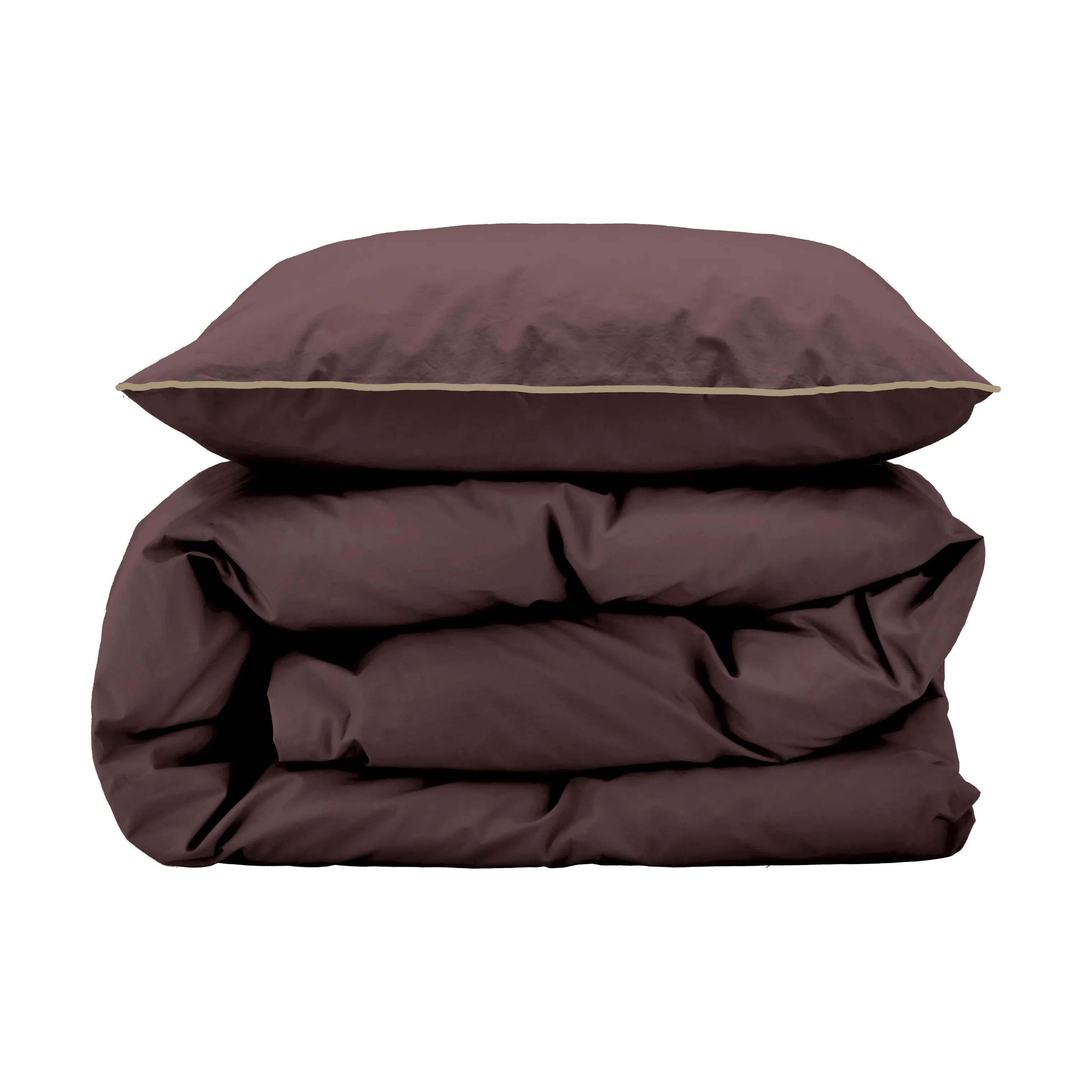 Södahl Sengetøj Edge Sengetøj i Rosewood, B140 x L200 cm, 3