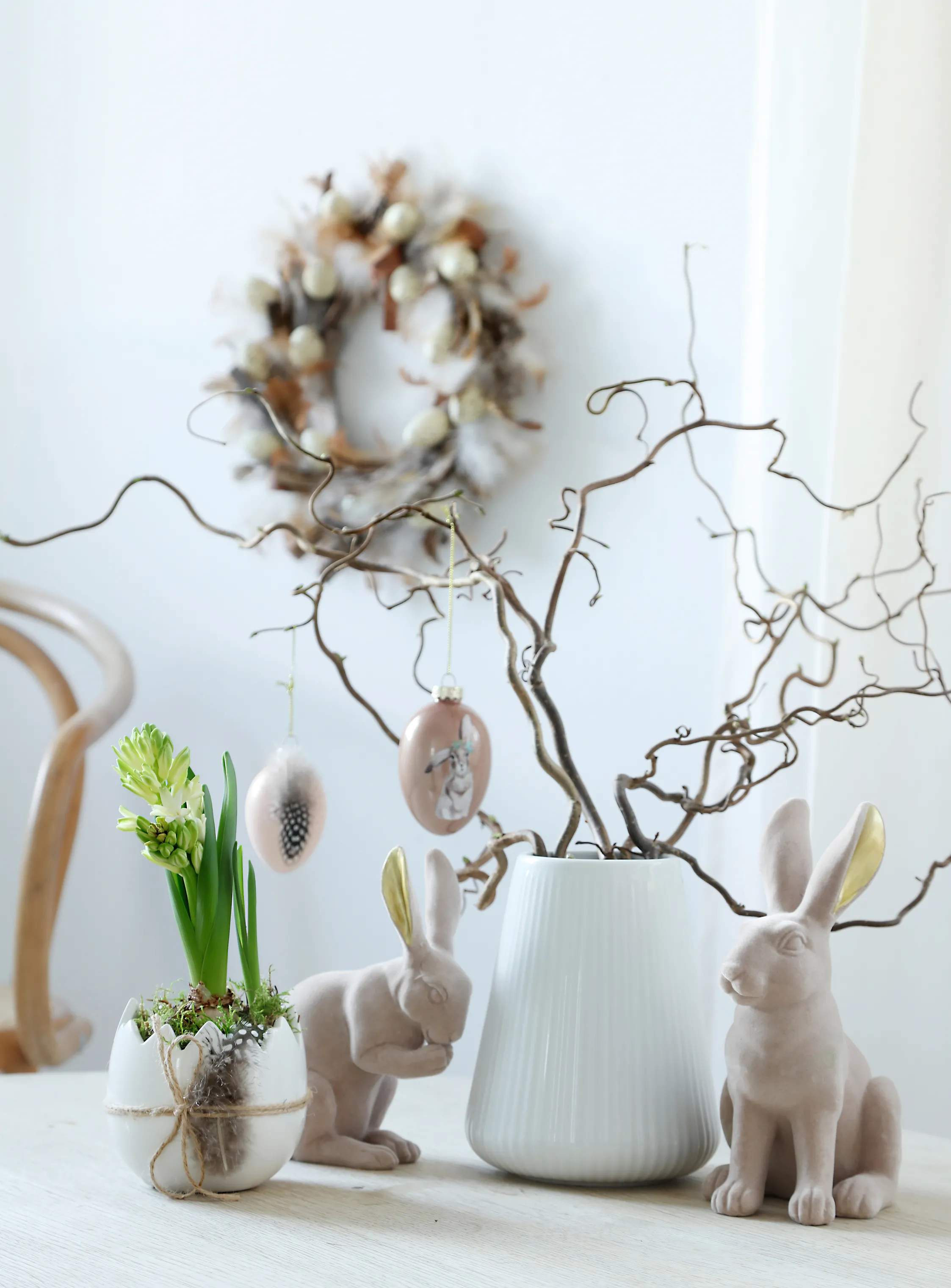 CASA Living Påskefigurer Påske 2021 Figur - Hare i Rosa, 21 cm, 2