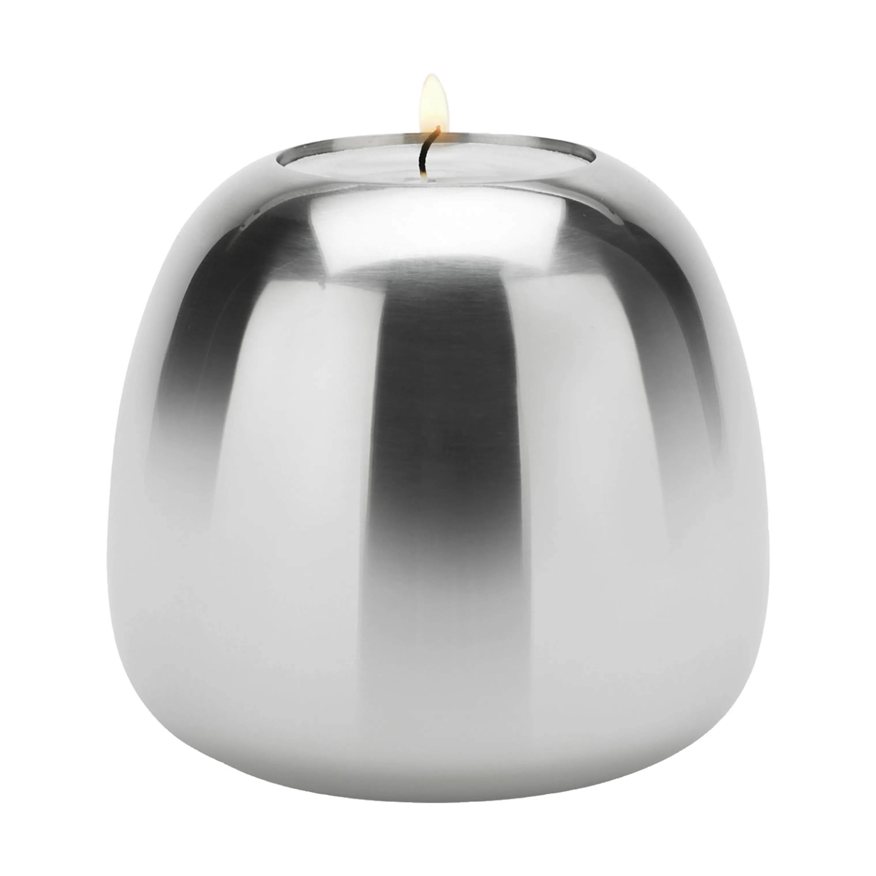 Stelton Kronelysestage Nordic Ora Lysestage i Stål, 8 cm, 4