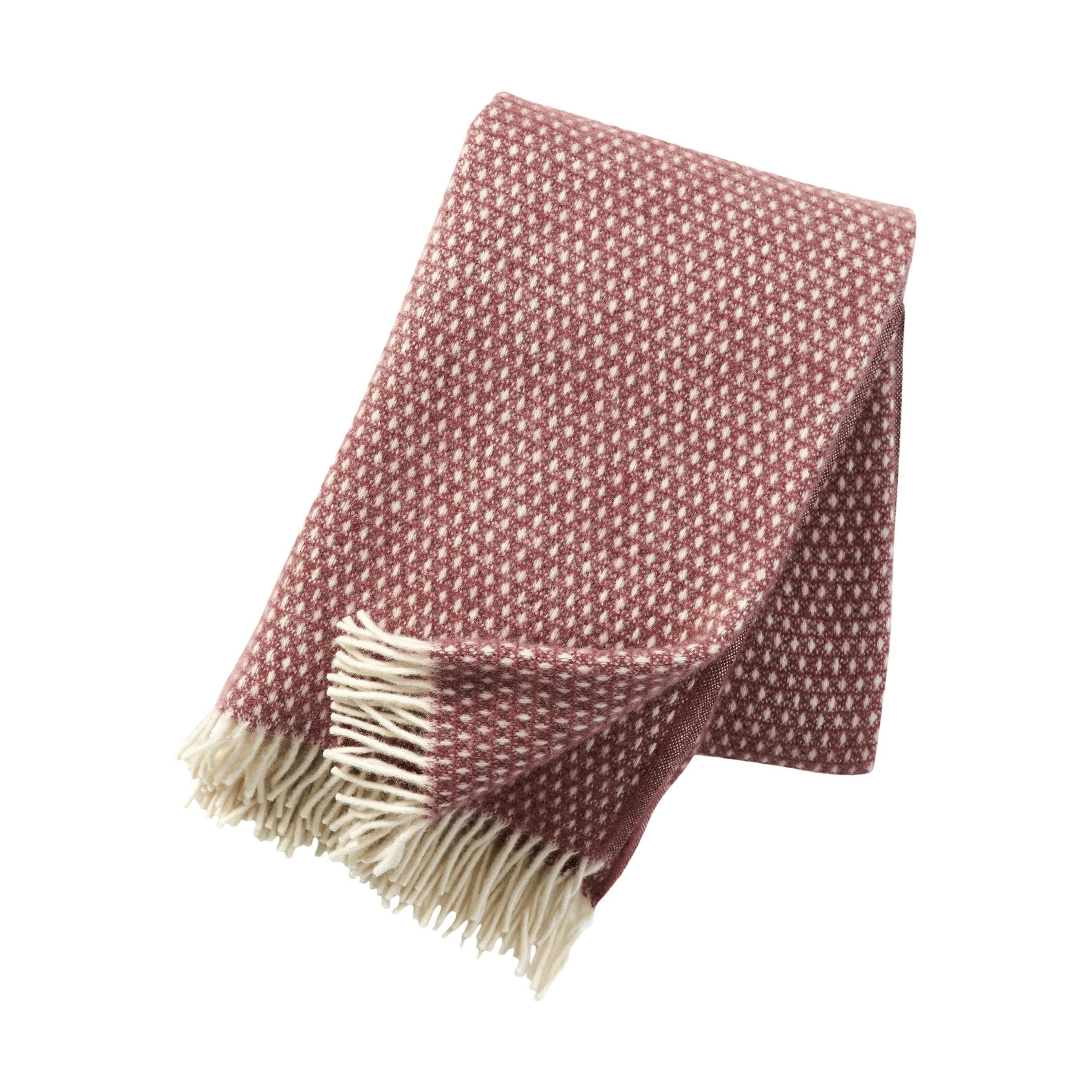 Knut Plaid, rose brown, large