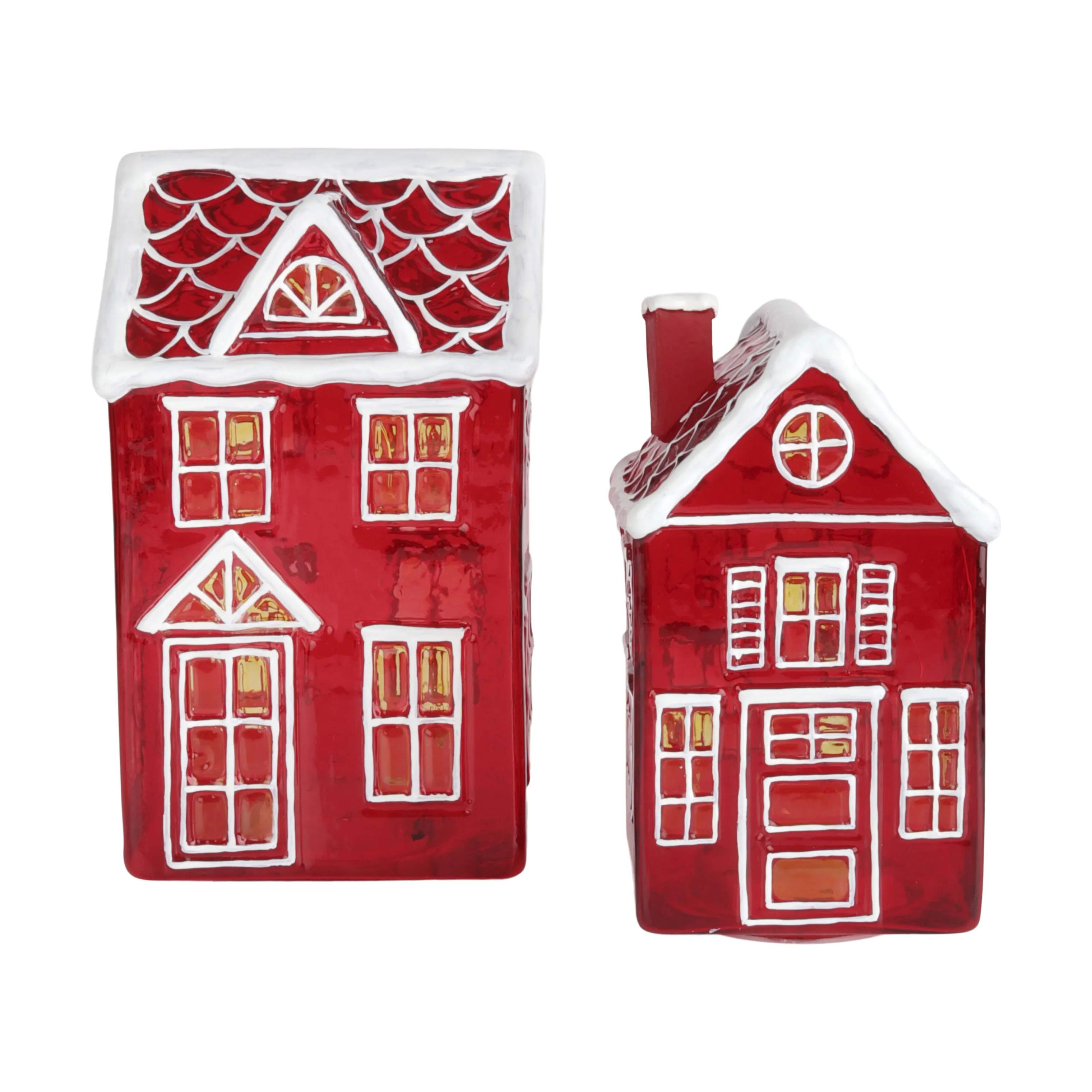 Casa Christmas Lysdekoration LED Lyshus i 26 cm, 4