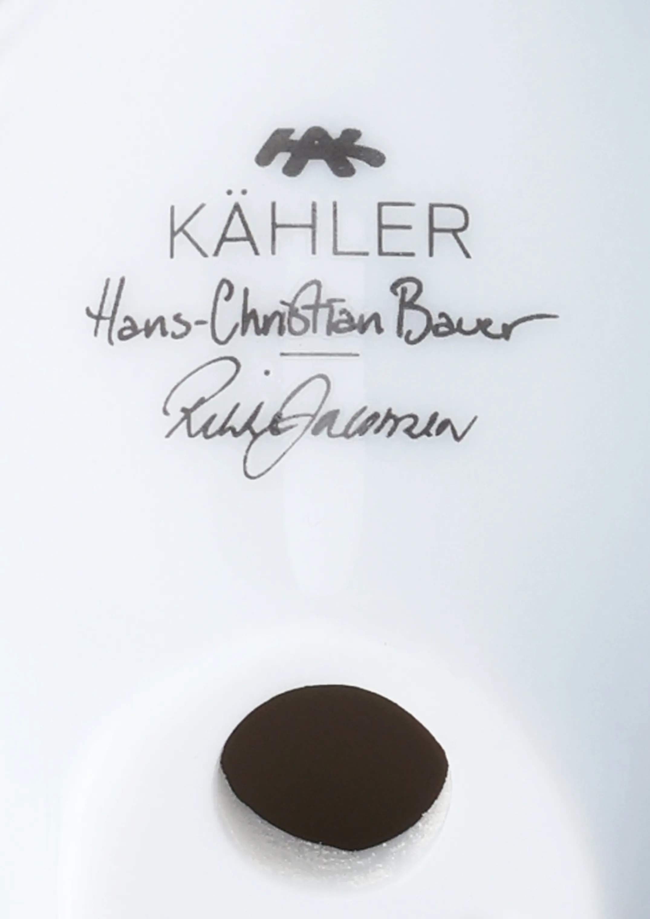 Kähler Julefigurer Hammershøi Jul Gås i Hvid m. deko, 2