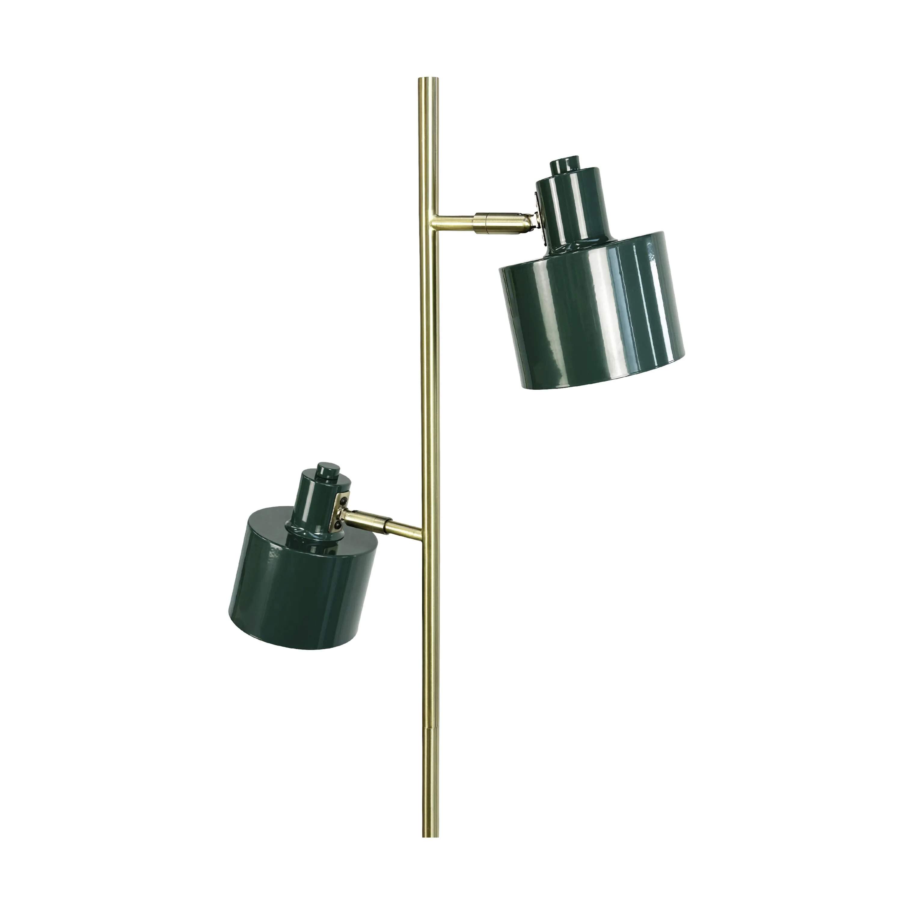 Dyberg Larsen Gulvlamper Ocean Gulvlampe i Mørkegrøn/ Messing, 3