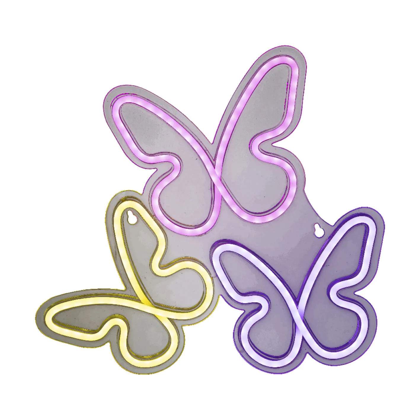 CASA Living LED-lamper LED Neon skilt i Multi, 33 cm, 1