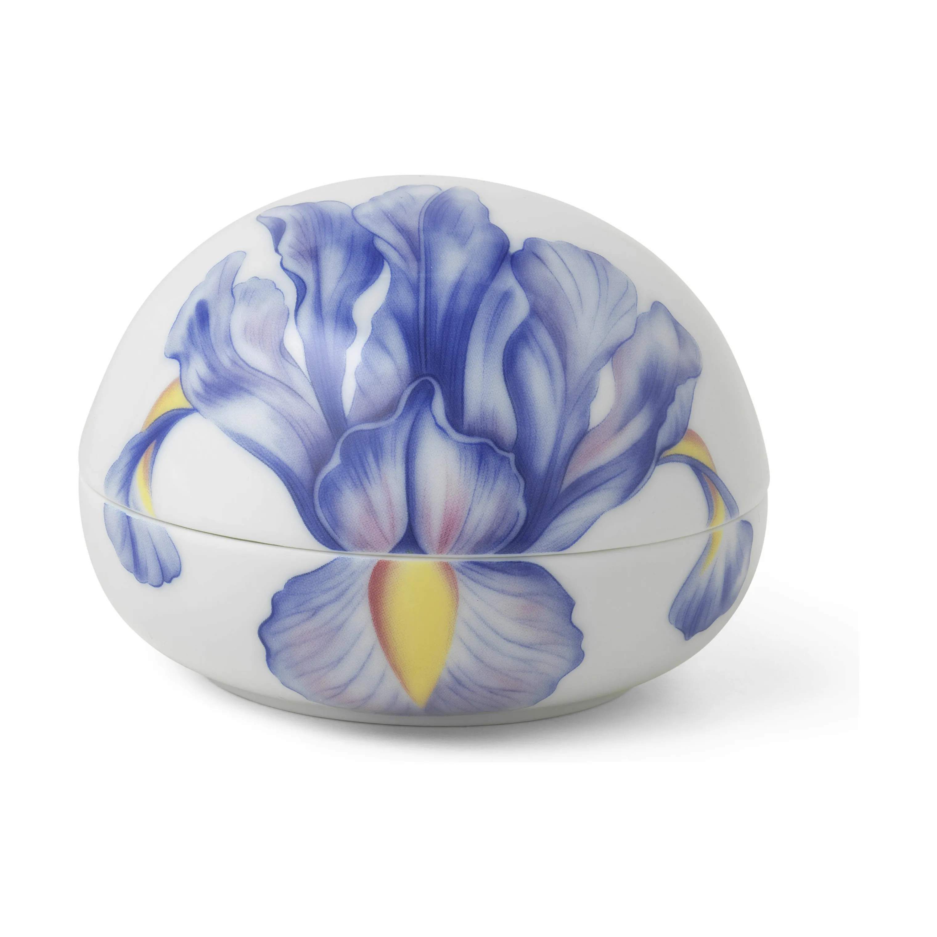 Royal Copenhagen Bonbonniere Forårskollektion Bonbonniere 2024 - Blå Iris i Blå, 1