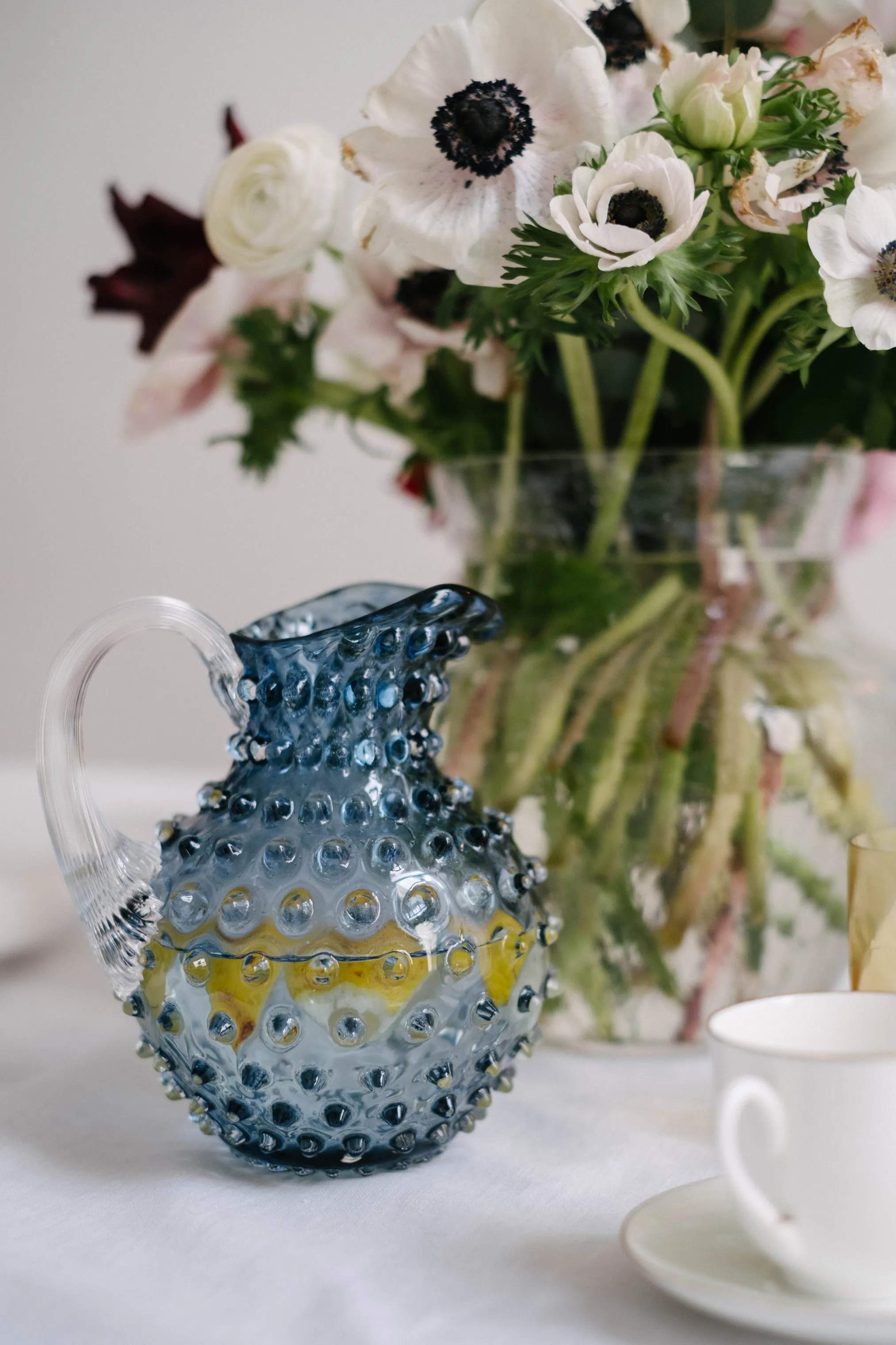 Anna von Lipa Serveringskander Paris Hobnail Serveringskande i Blue smoke, 1 L, 2