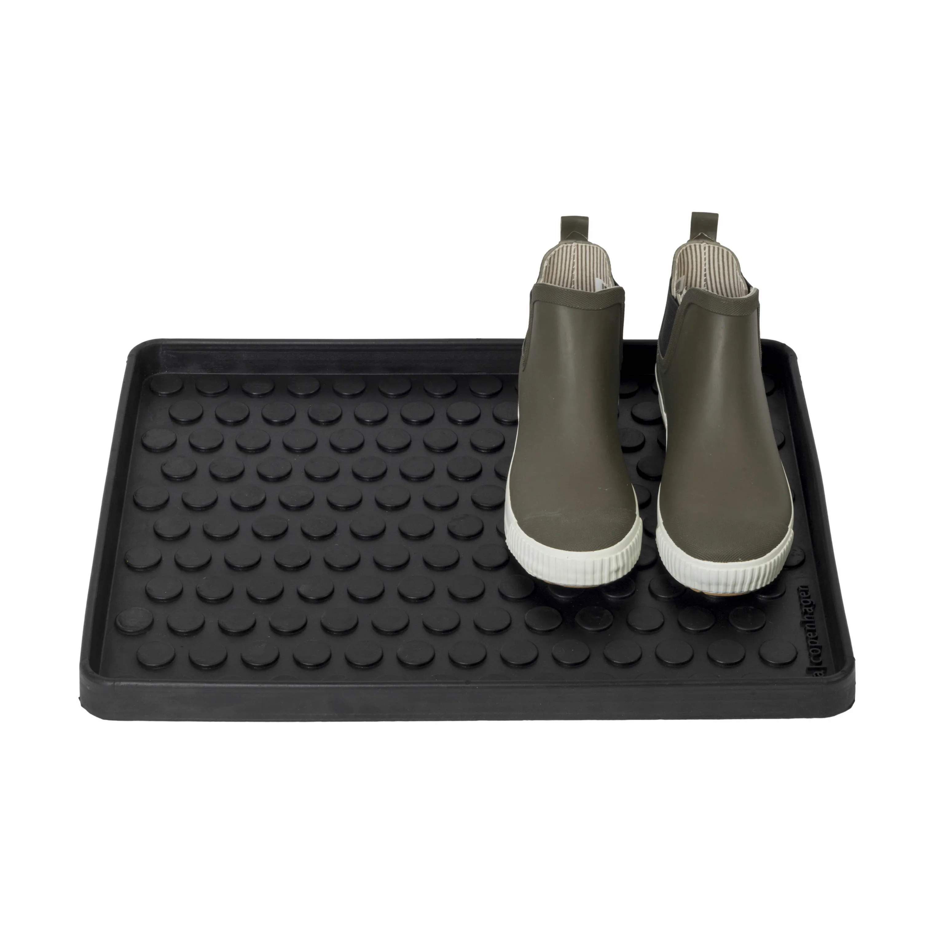 Tica Copenhagen Dørmåtter Dot Skobakke i Sort, B38 x L48 cm, 4