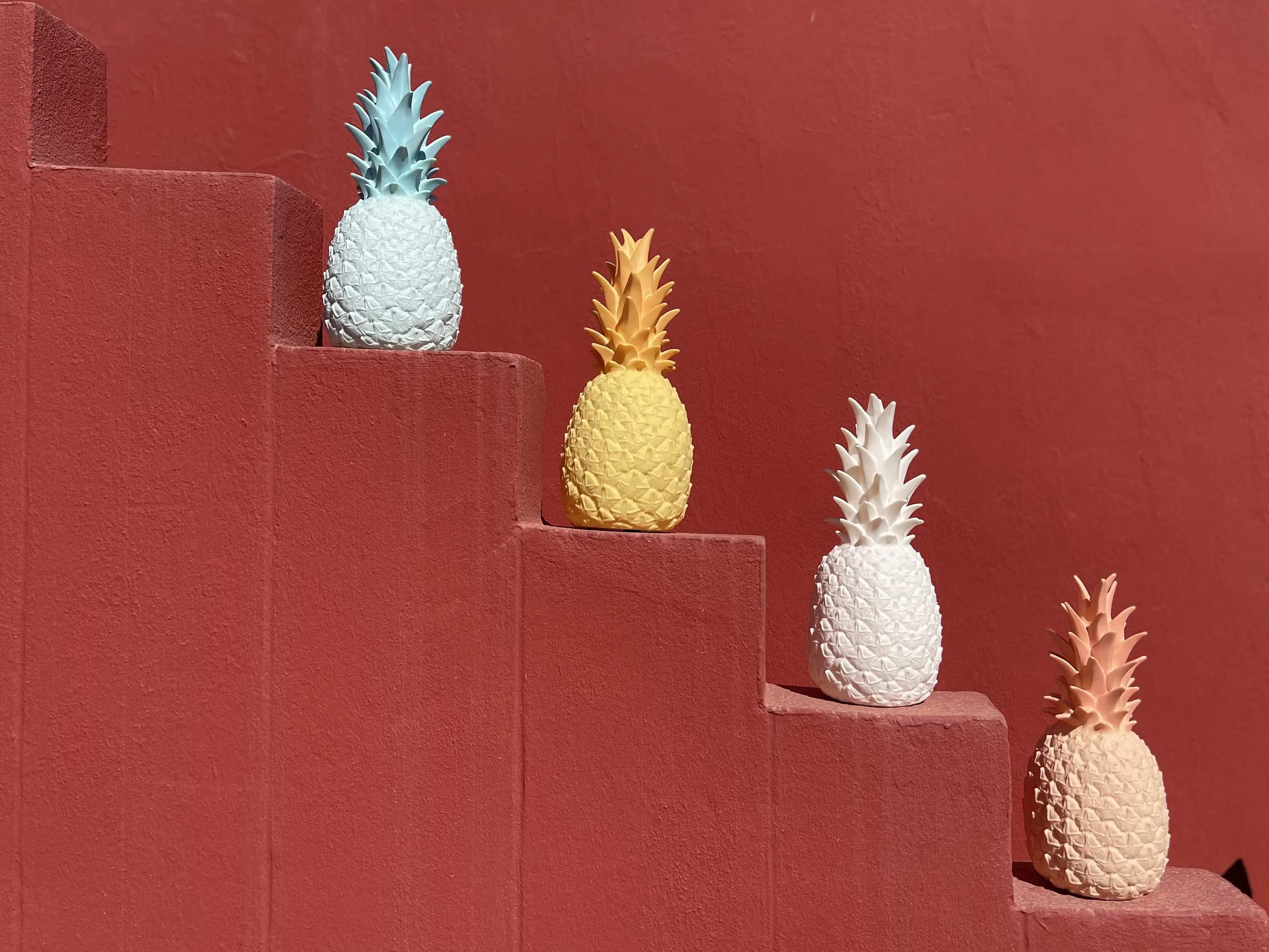 Goodnight Light LED-lamper Piñacolada Lampe - Ananas i Saffron, 4
