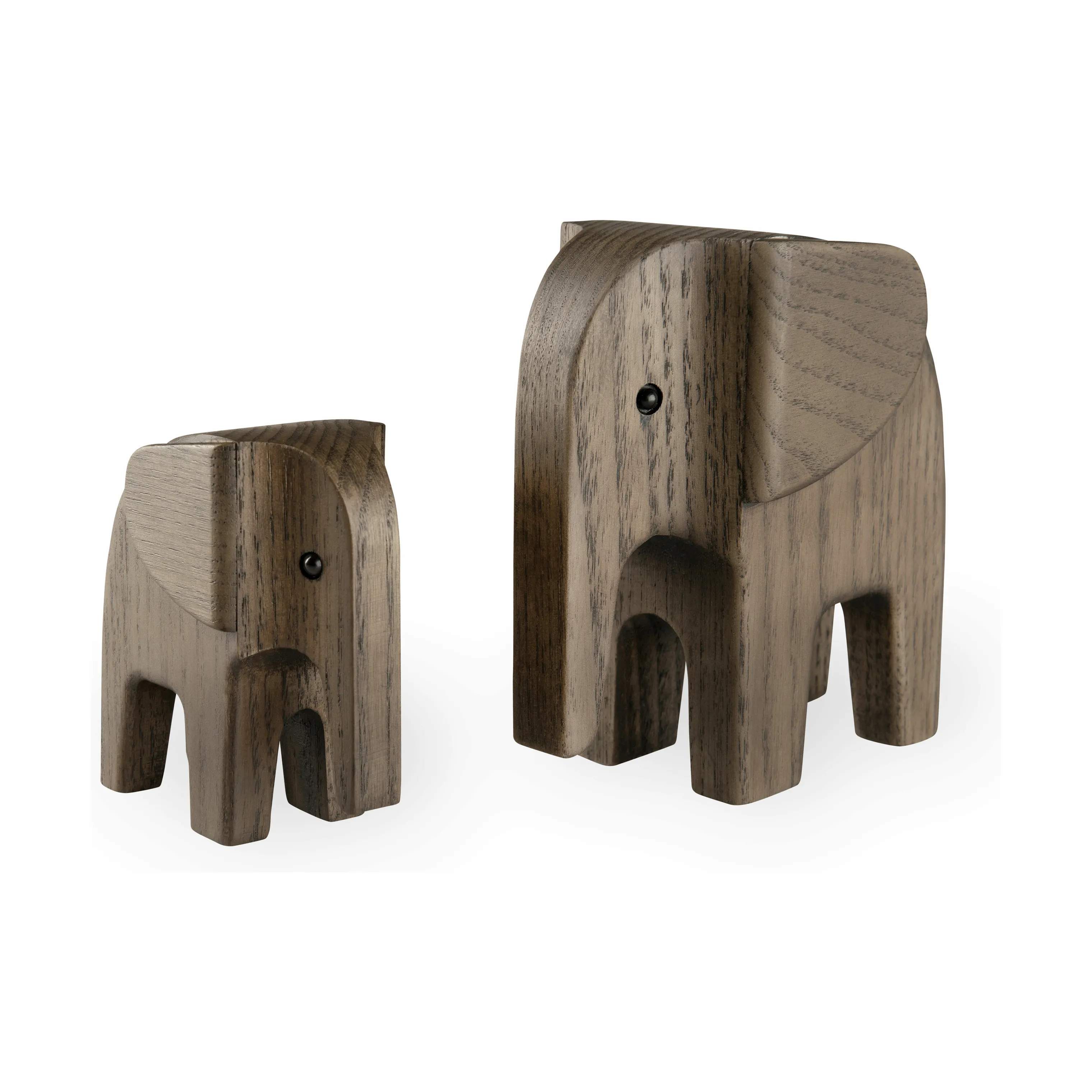Novoform Dyrefigurer Figur - Baby Elefant i Brun, 7,7 cm, 3
