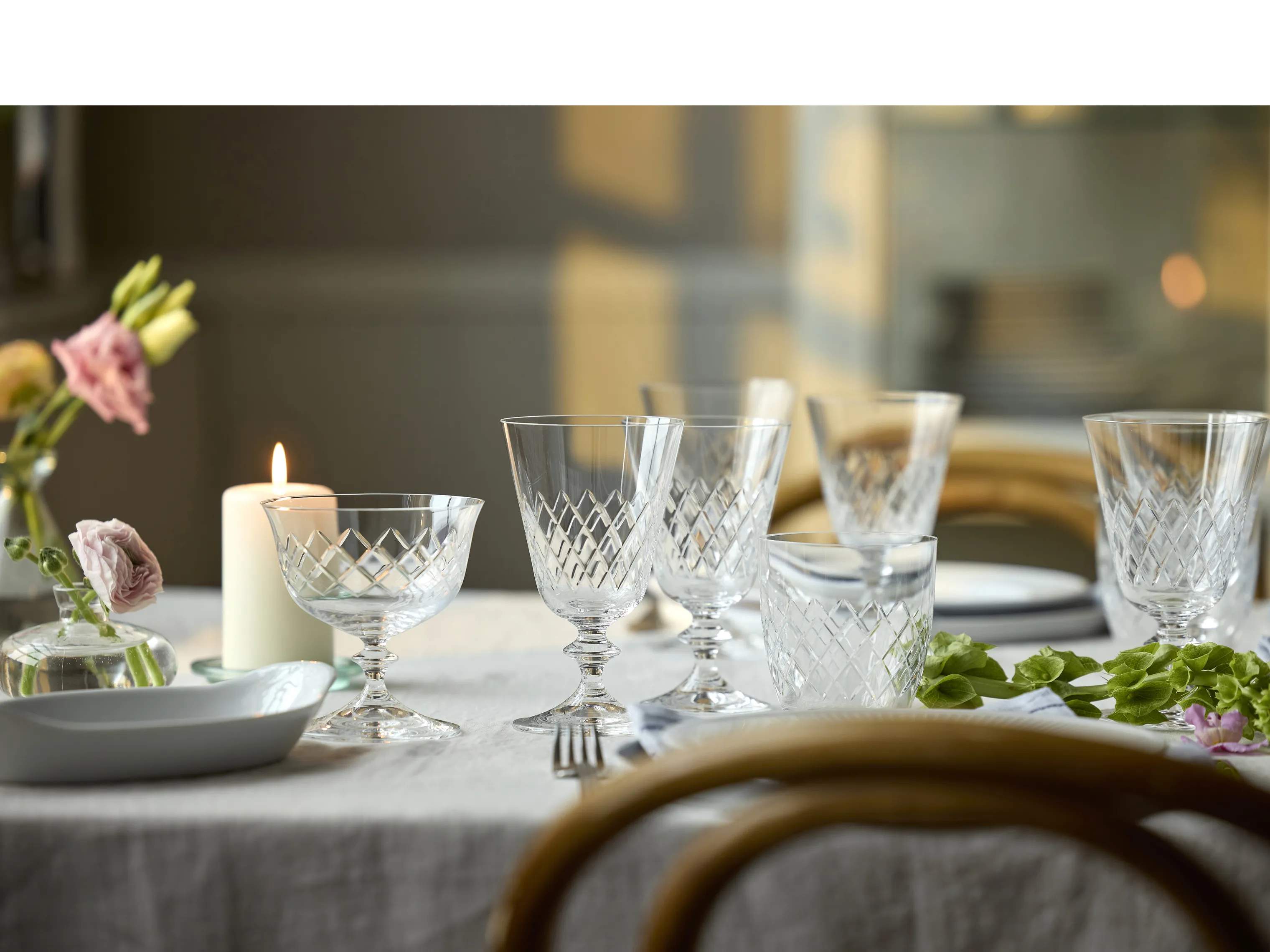Lyngby Glas Champagneglas Eaton Champagneskål - 2 stk i Klar, 2