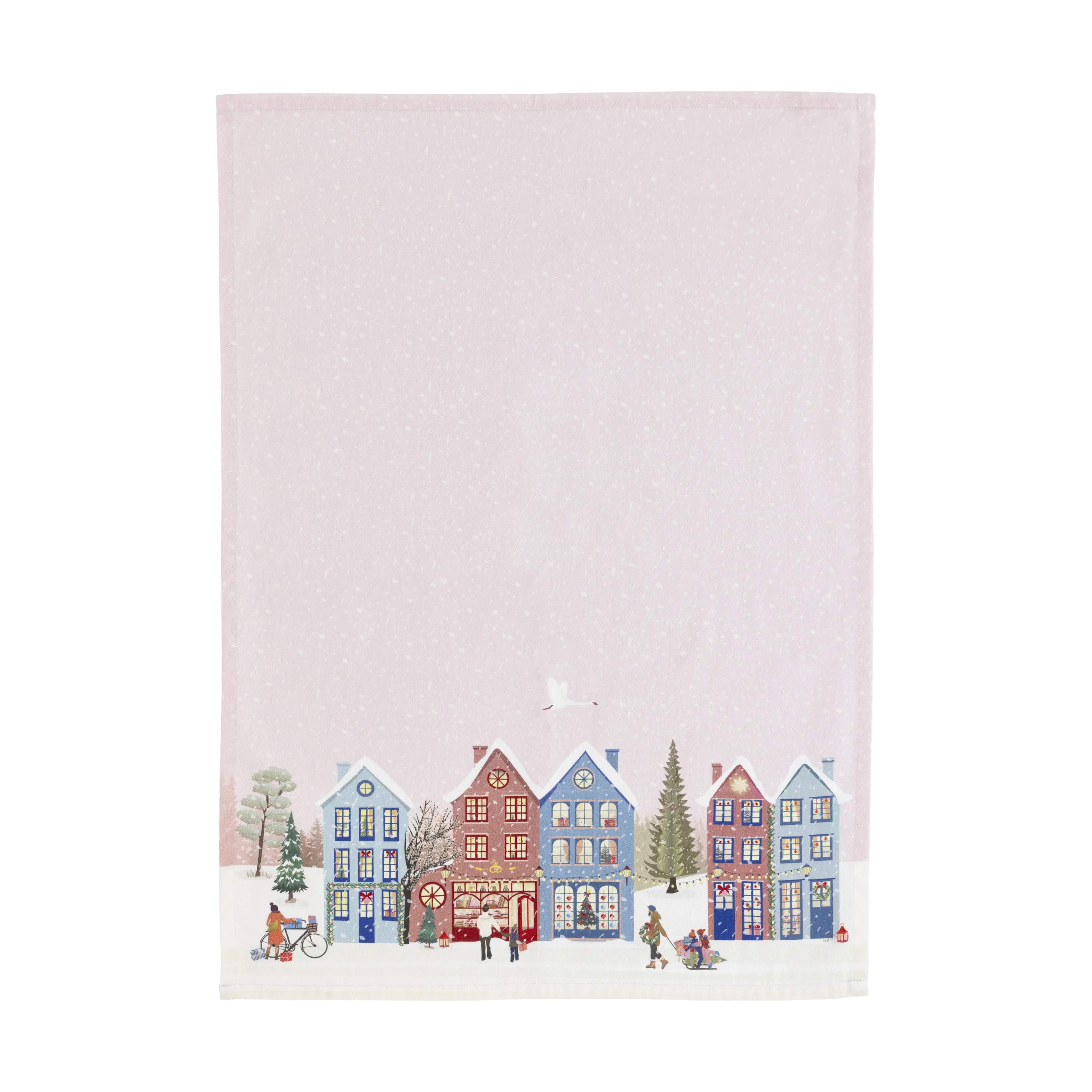 Pillivuyt Viskestykker Vinter Viskestykke i Rose, 1