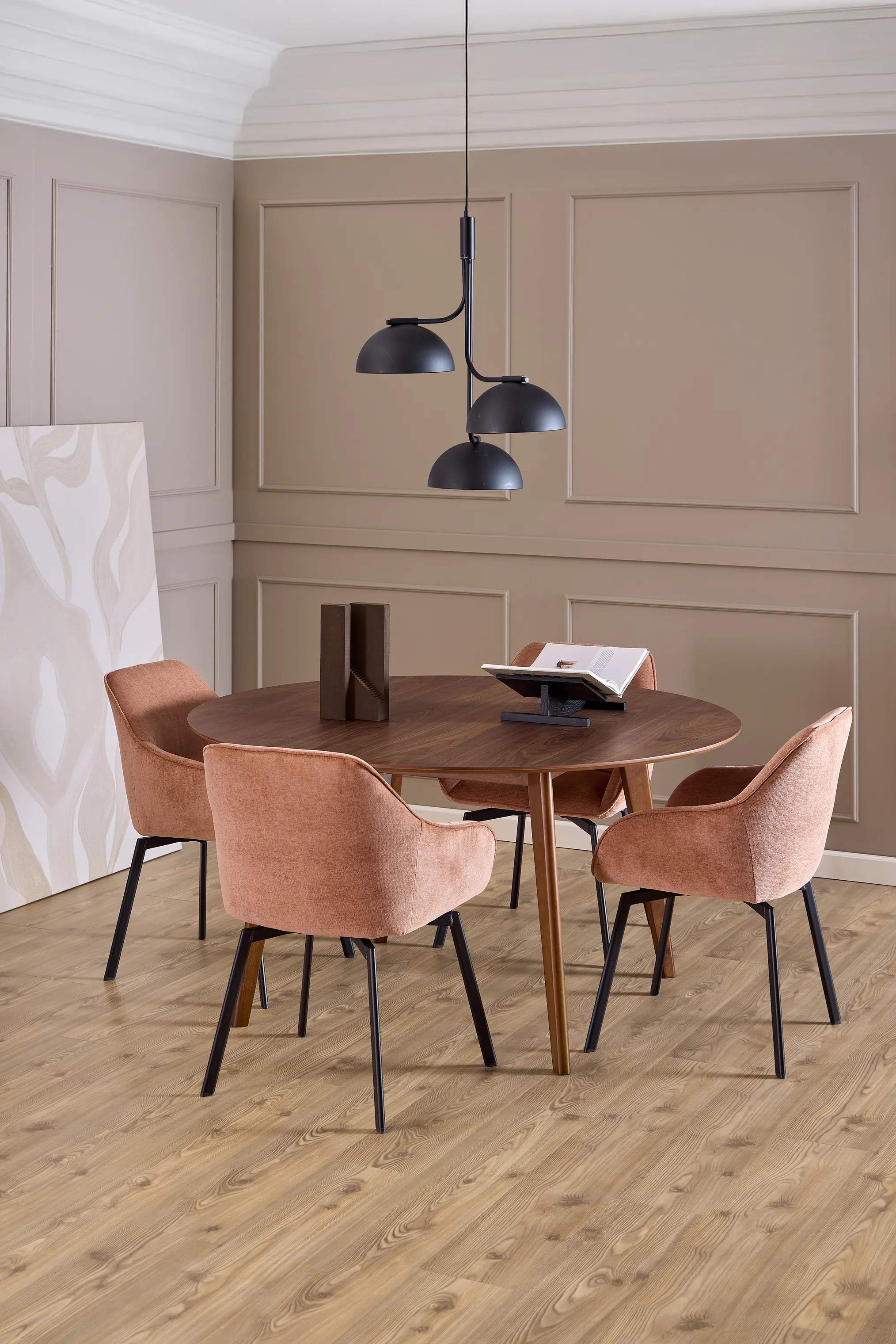 CASA Living Spiseborde Roxby Spisebord i Valnødbejdset, 140 cm, 3