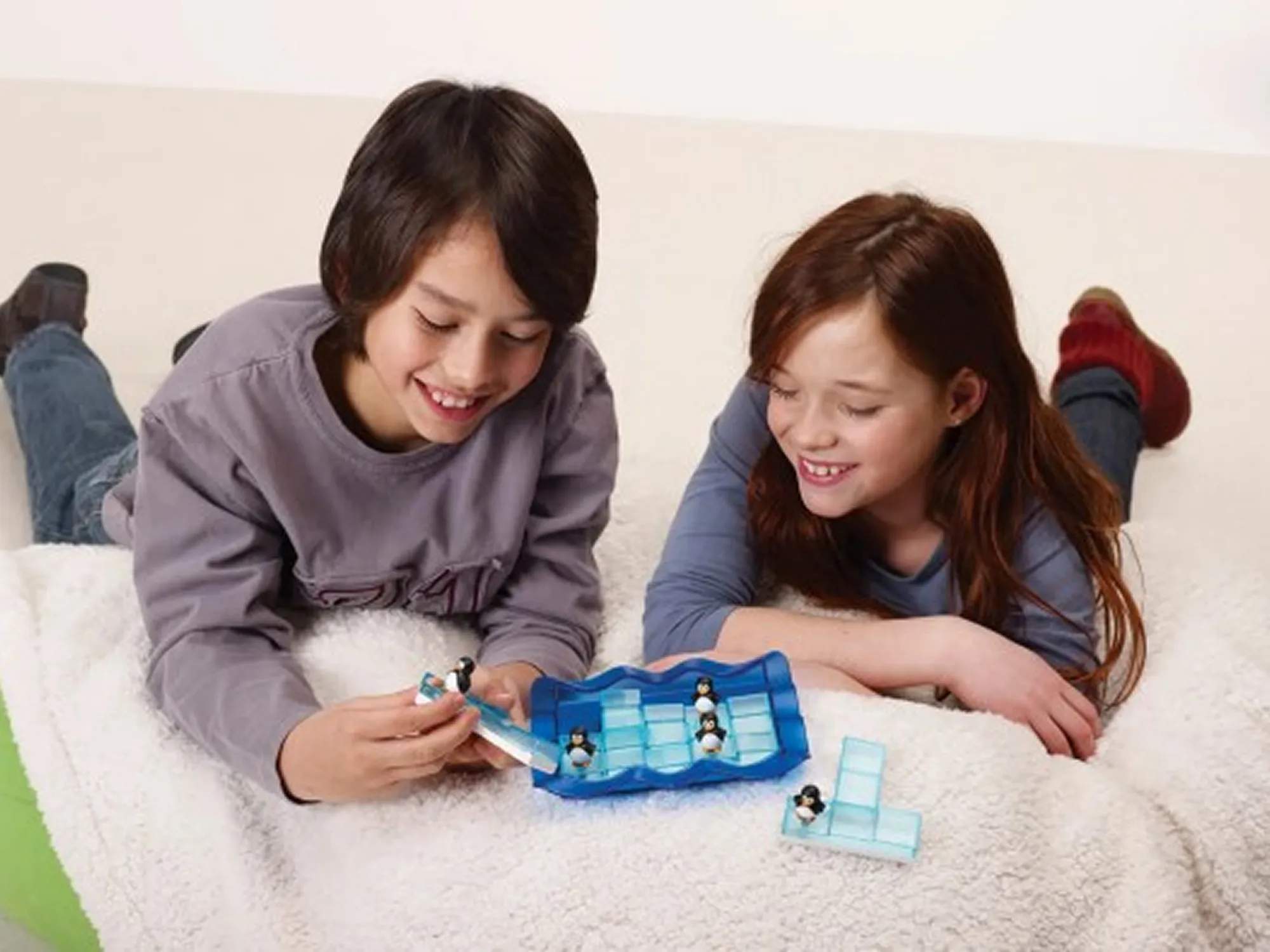 Spilbræt Spil Brætspil - Smartgames Penguins on Ice i Multifarvet, 2