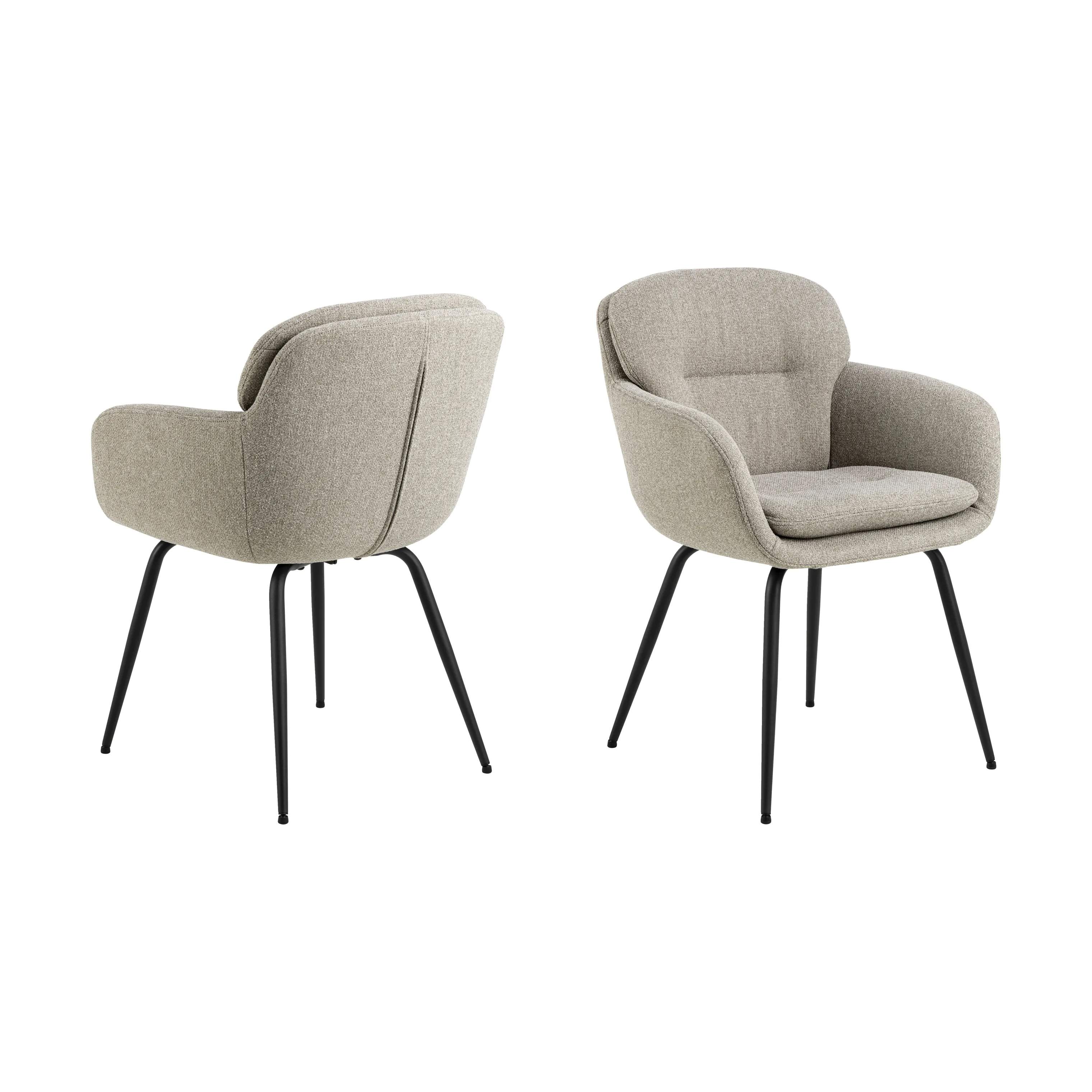 CASA Living Spisebordsstole Dora Spisebordsstol i Beige, 3