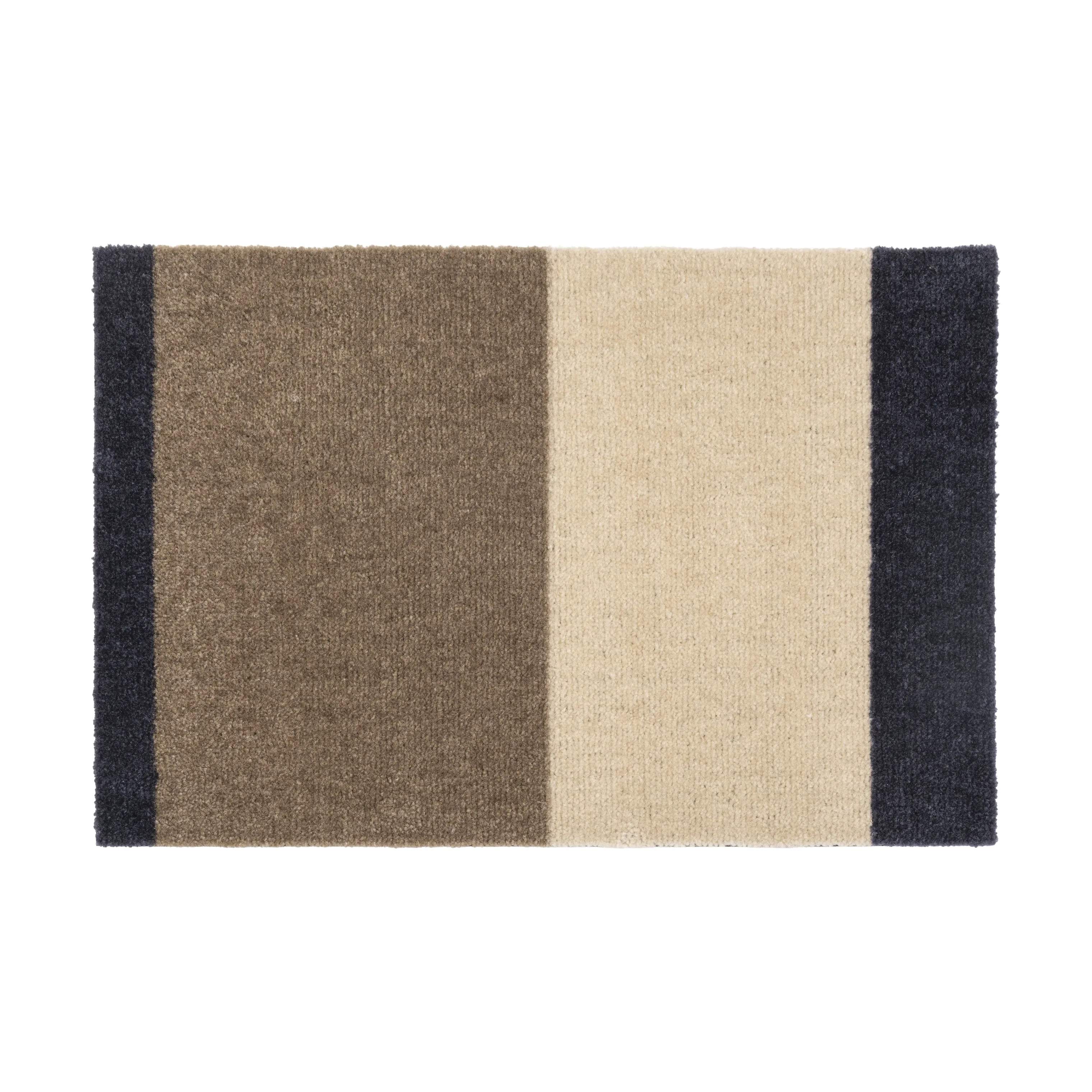 Tica Copenhagen Dørmåtter Stripes Dørmåtte i Beige, B60 x L40 cm, 1