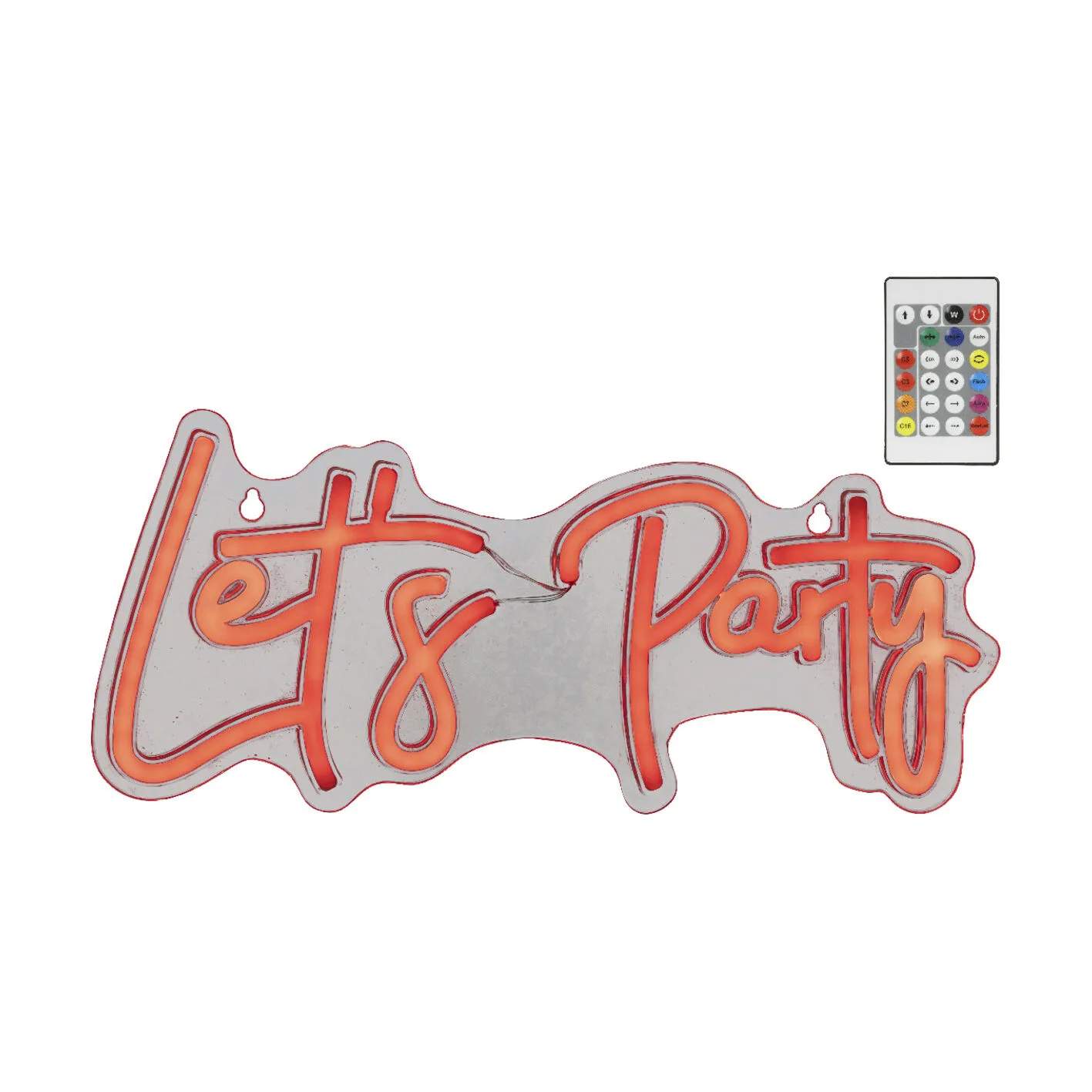 CASA Living LED-lamper LED Neon skilt i Multi, 18 cm, 1