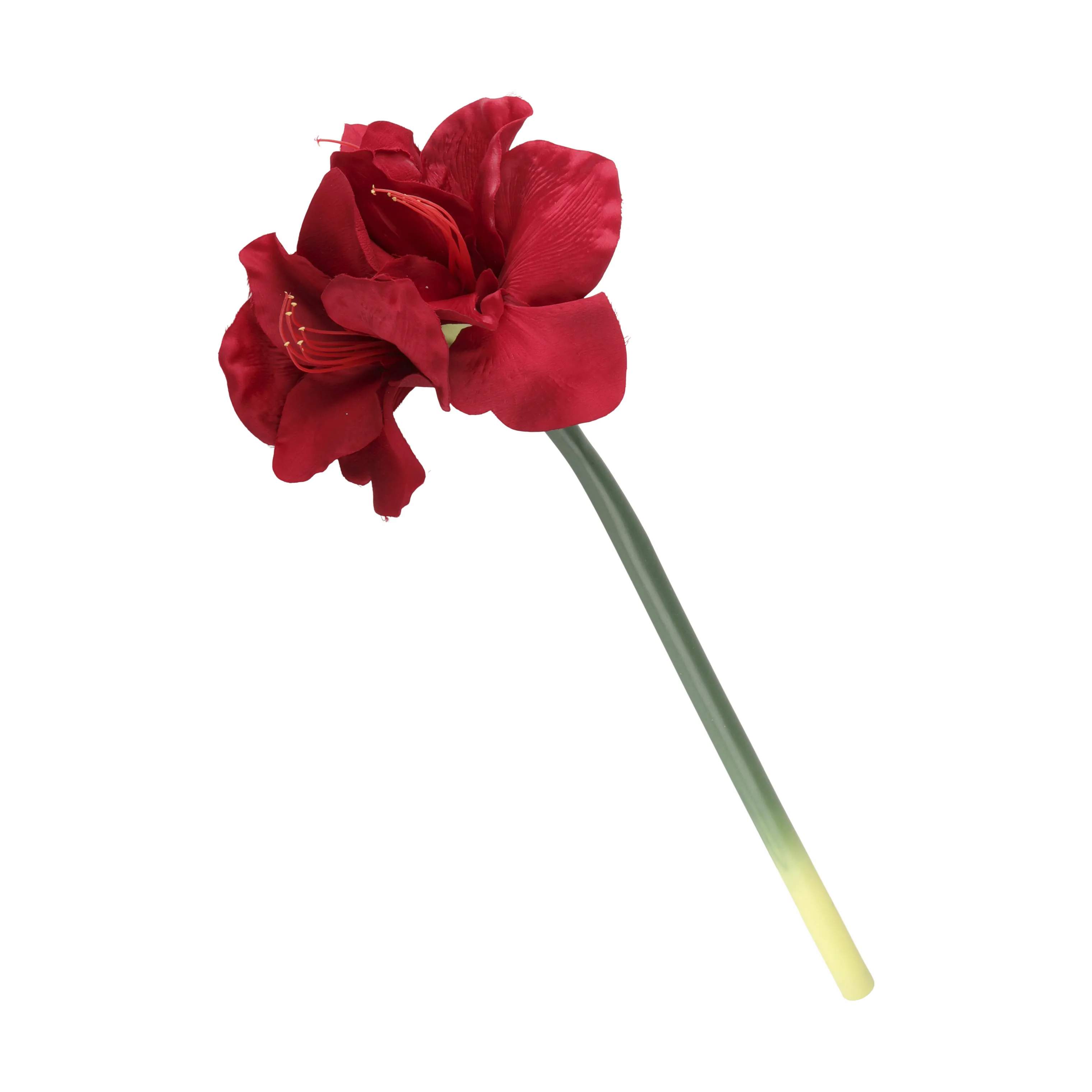 Kunstig Blomst - Amaryllis, rød, large