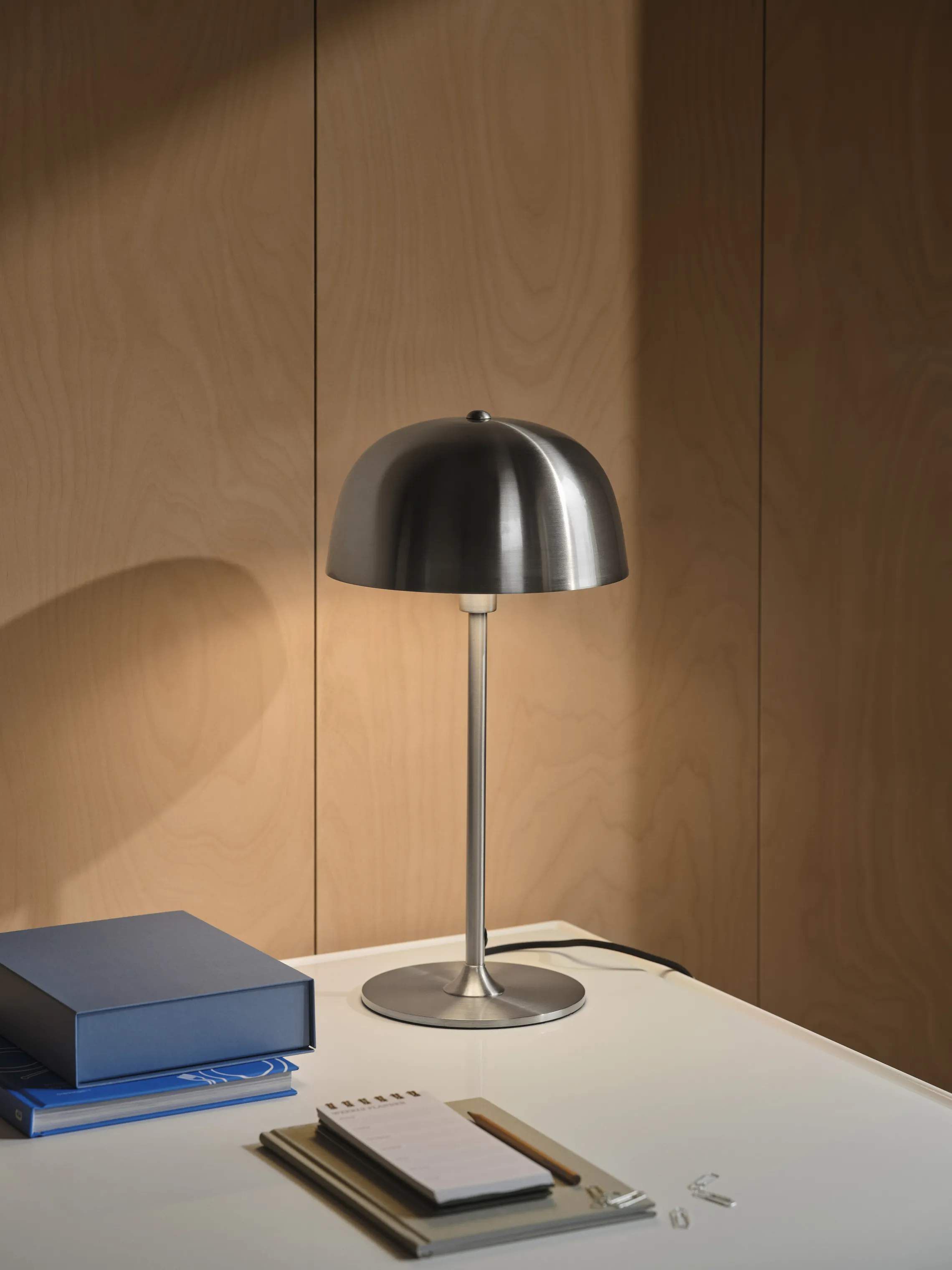 Nordlux Bordlamper Cera Bordlampe i Børstet stål, 2