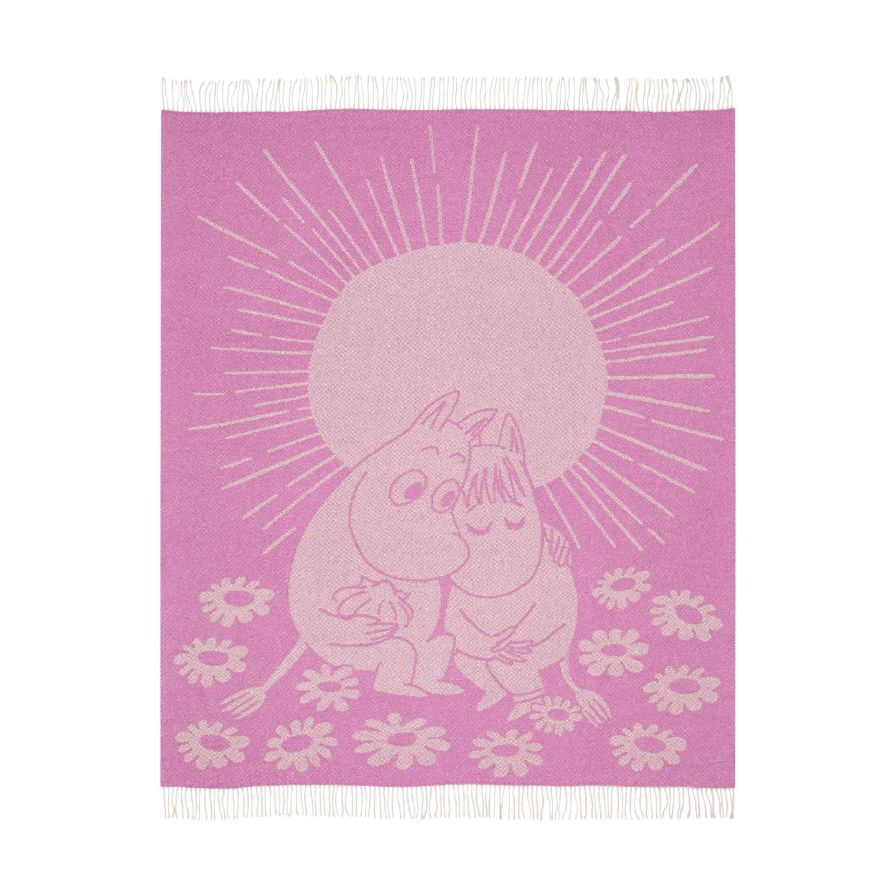 Moomin Arabia Sengetæpper Tæppe - Kærester i Lyserød, 1