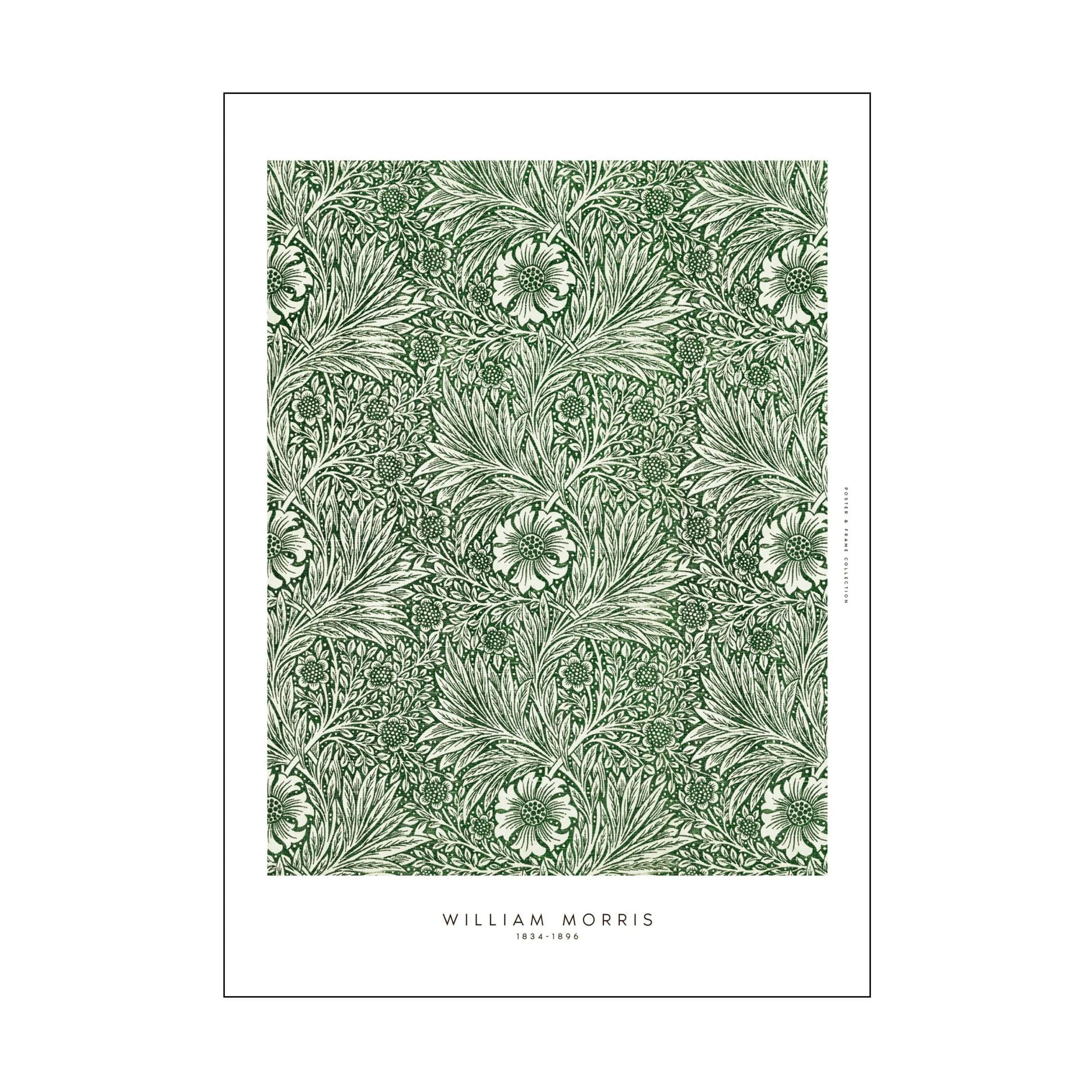 William Morris Plakat - Greens, grøn, large
