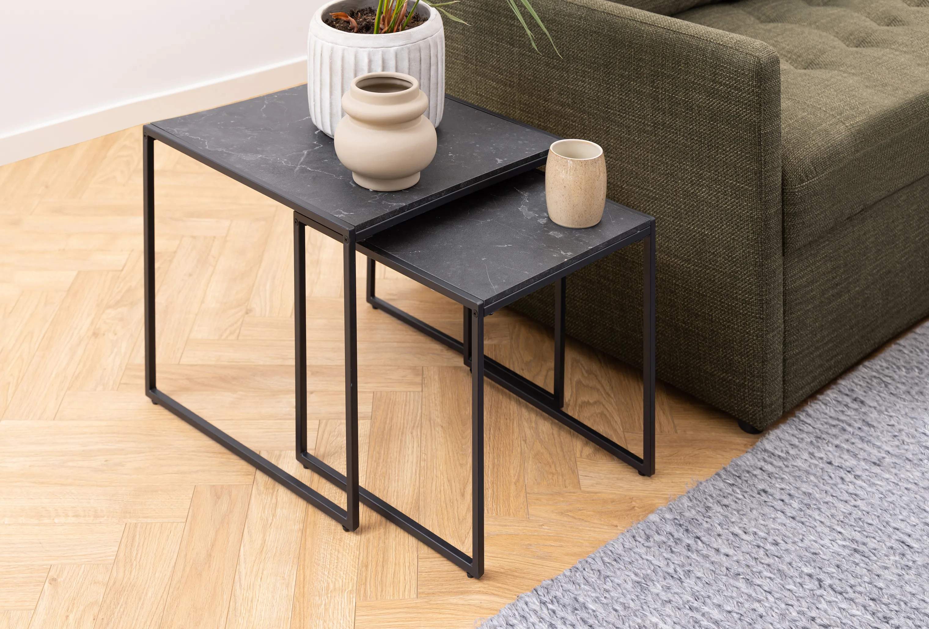 CASA Living Sideborde Infinity Indskudsbord i Sort, 2