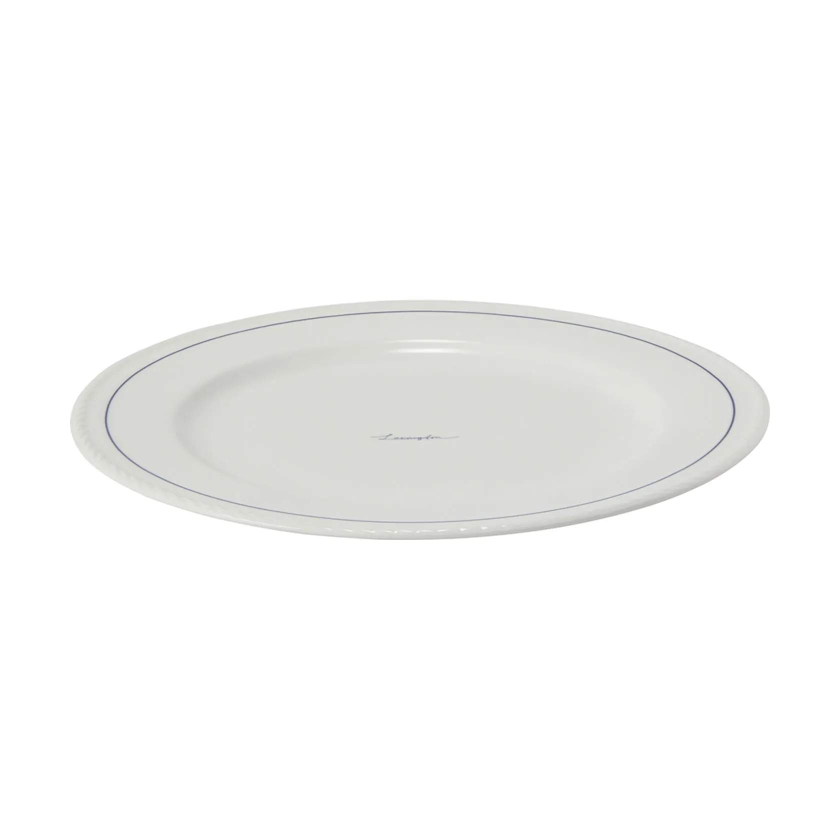 Lexington Middagstallerkener Middagstallerken - 4 stk. i White/Dark Blue, 3