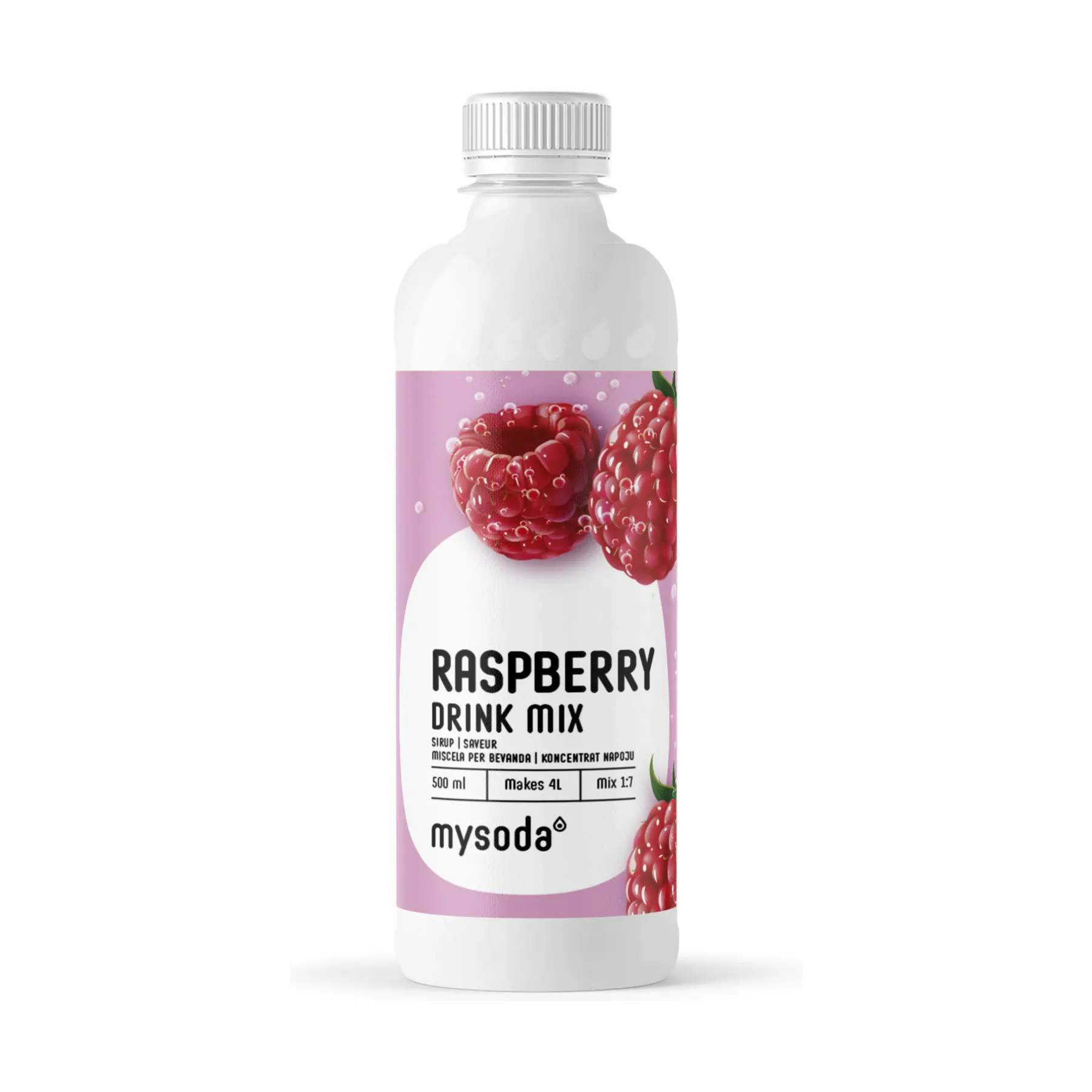 Drink Mix - Hindbær, hvid, large