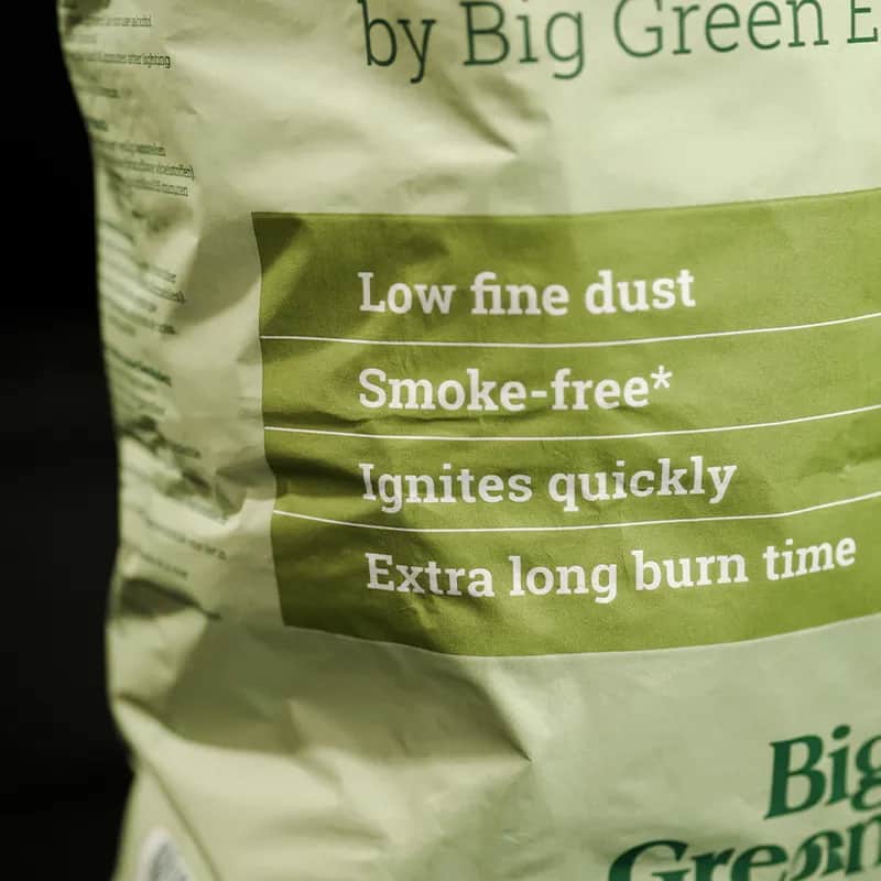 Big Green Egg Øvrigt grilltilbehør Pure Trækul i Antracit, 3