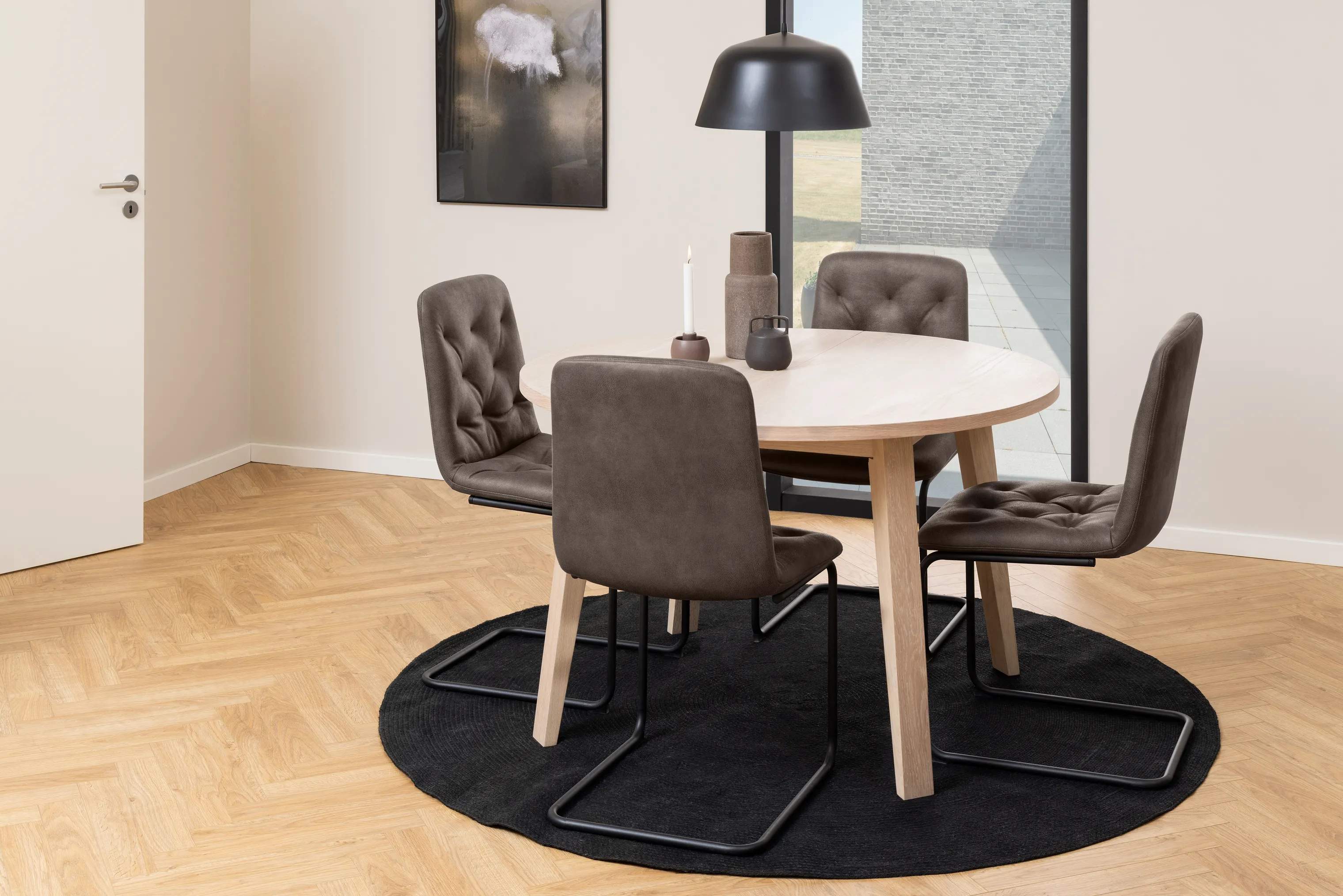 CASA Living Spiseborde A-Line Spisebord i Hvidpigmenteret, 2