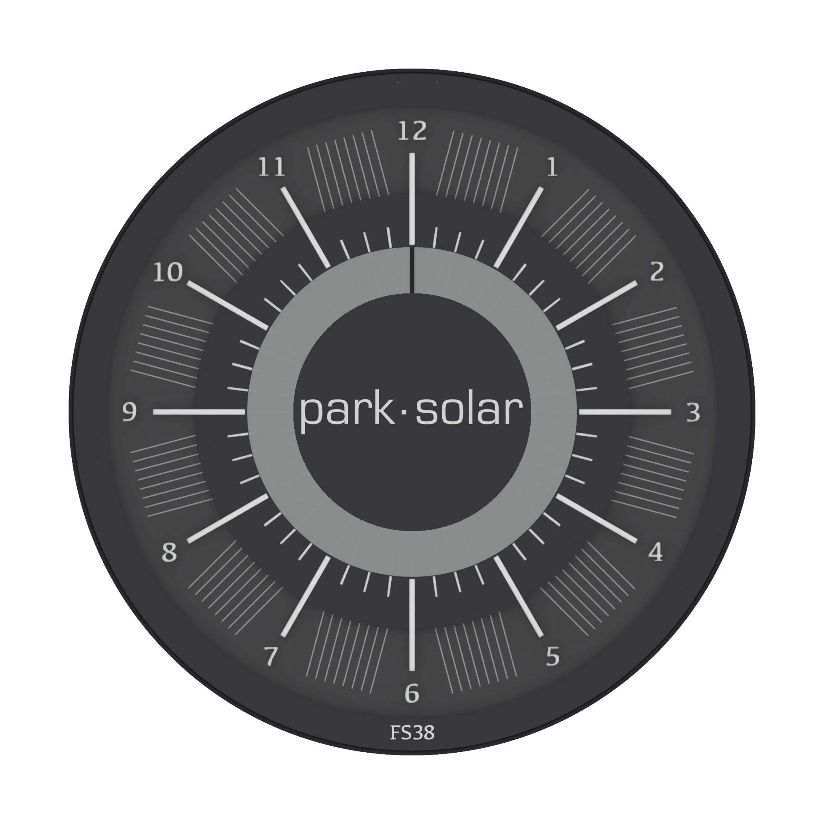 Park Solar p FS38 5100 Elektronisk P-skive med solceller