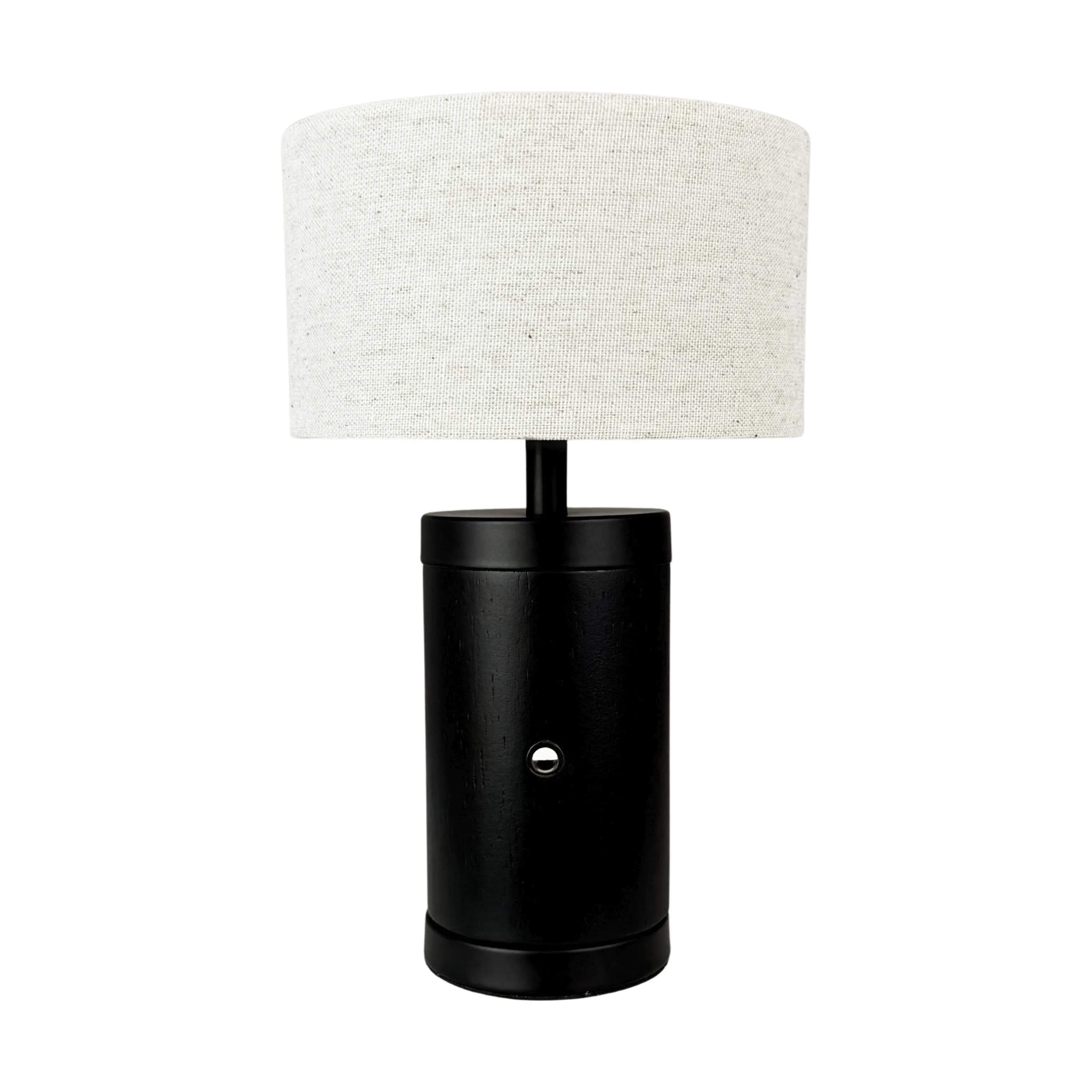 Dyberg Larsen Bordlamper Mellow Bordlampe i Sort/ Natur, 1