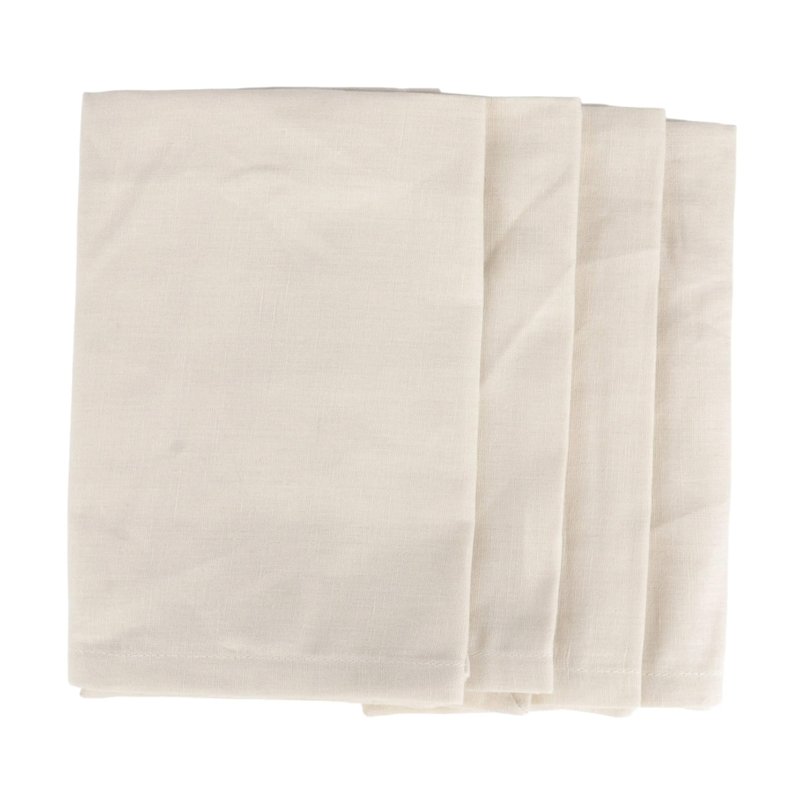 CASA Living Stofservietter Stofserviet - 4 stk. i Beige, 1