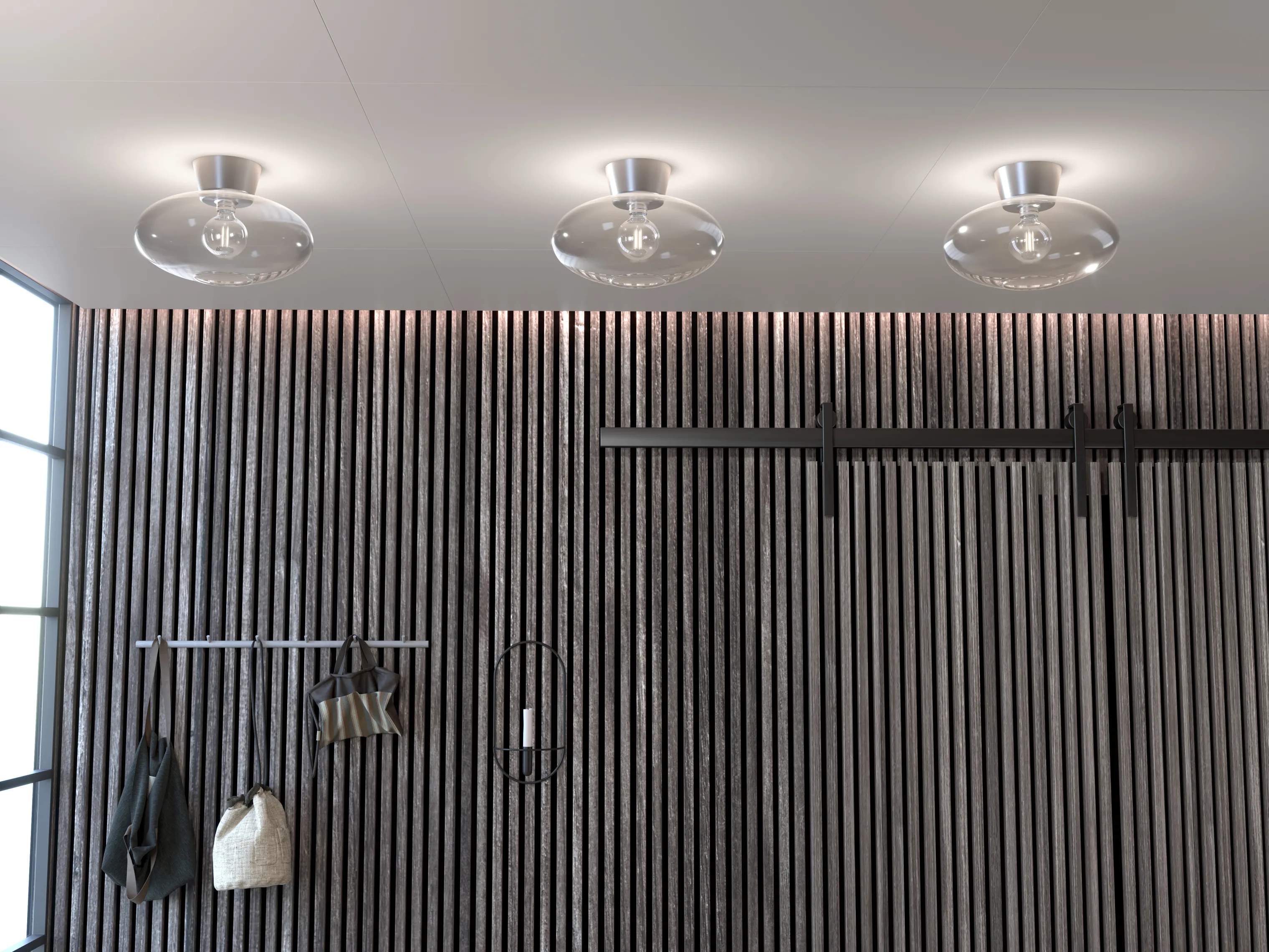 Belid Loftlamper Bullo Plafond i Aluminium/klar, 2
