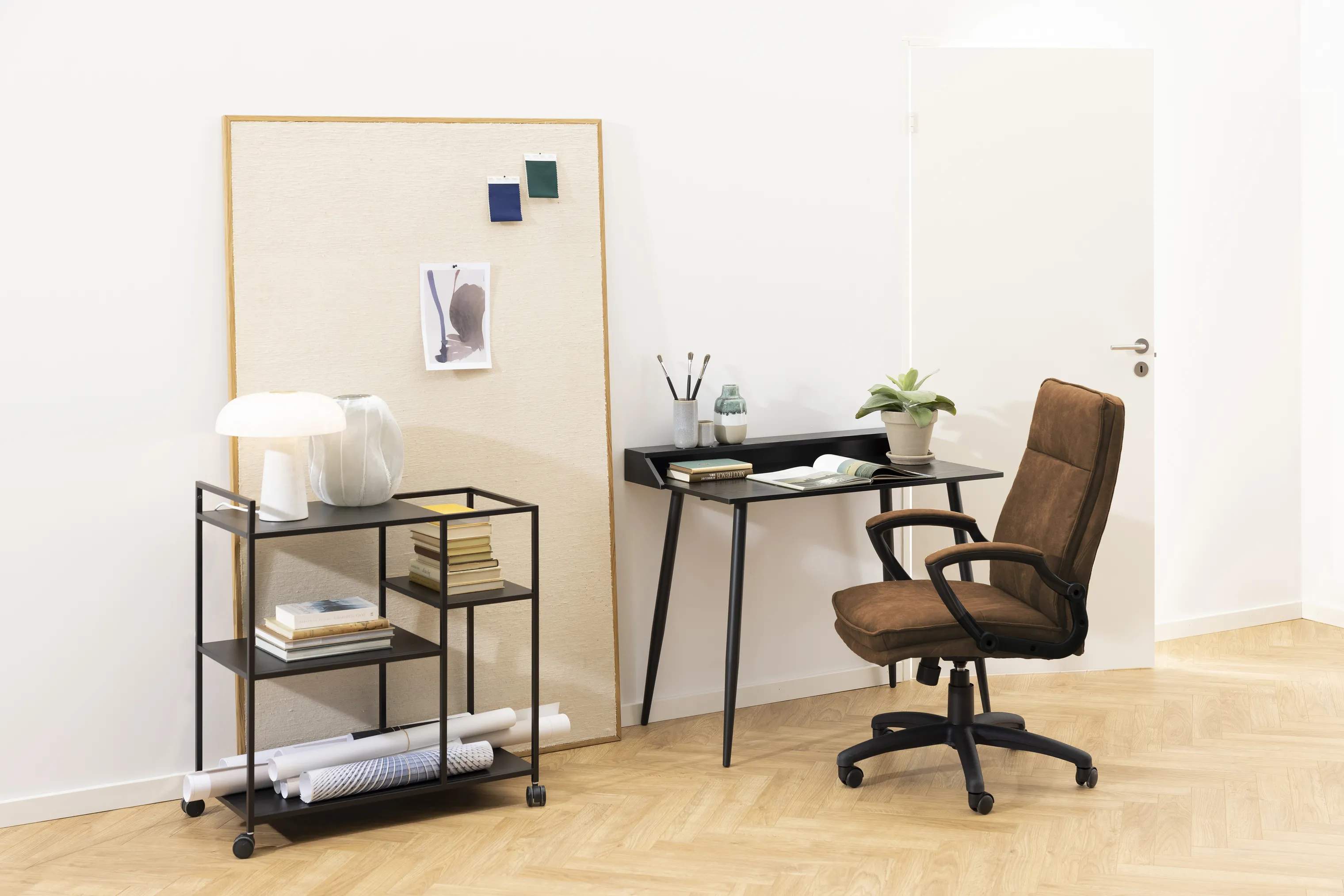 CASA Living Skrivebordsstole Brad Skrivebordsstol i Brun, 3