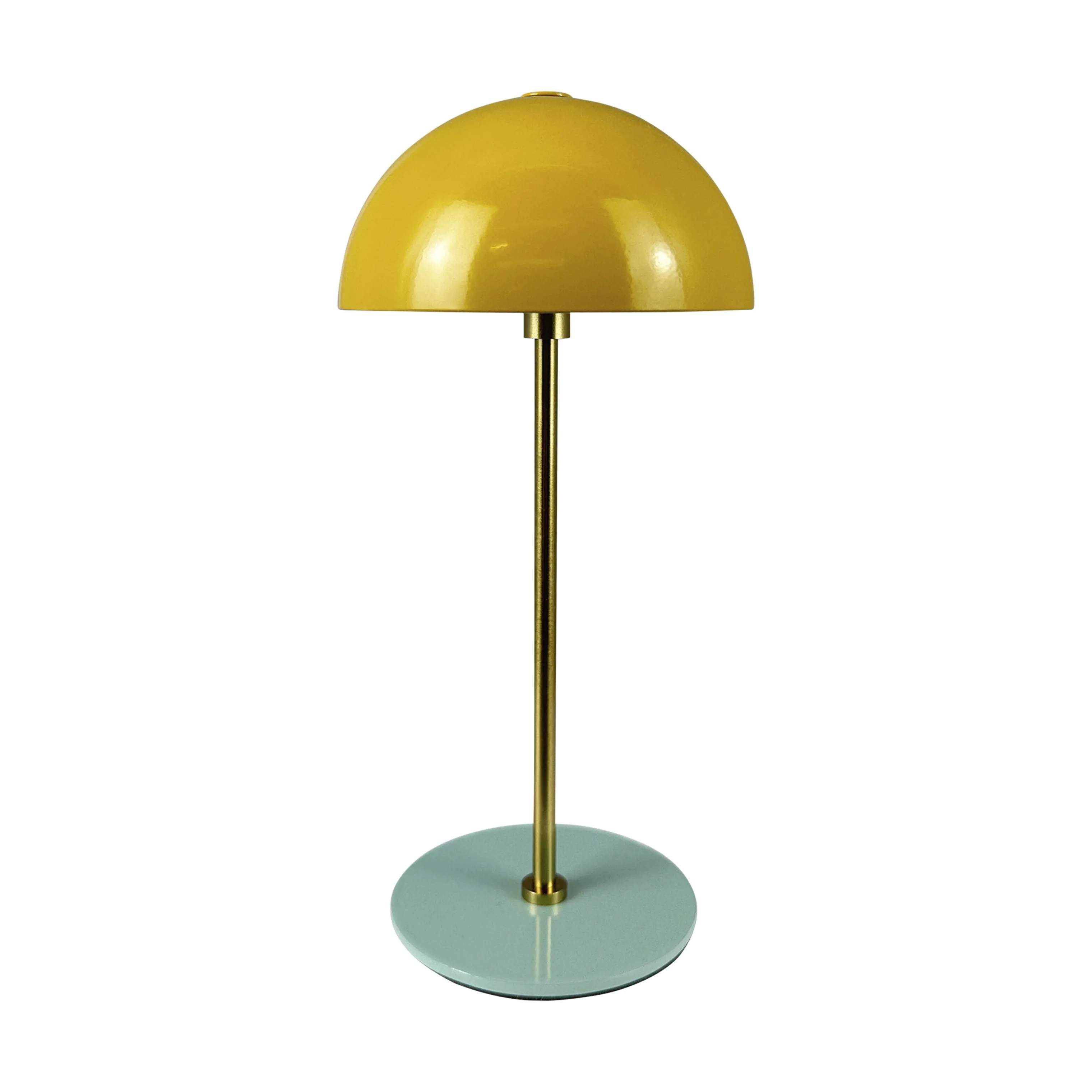 Dyberg Larsen LED-lamper Along LED-Bordlampe - 2 stk i Karry/ Messing/ Turkis, 5