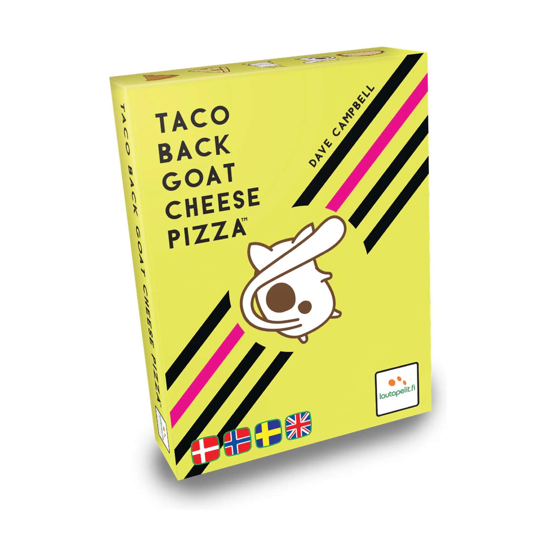Spilbræt Spil Kortspil - Taco Back Goat Cheese Pizza i Gul, 1