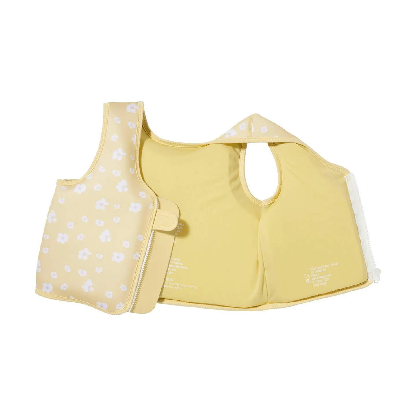Sunnylife Badeudstyr Svømmevest - Princess Swan i gul/hvid, 3-6 år, 4